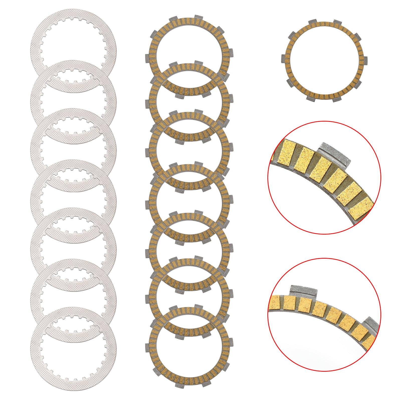 Kit de plaque de Friction d'embrayage adapté pour 90232011000/90232111000 RC390 2014-2015