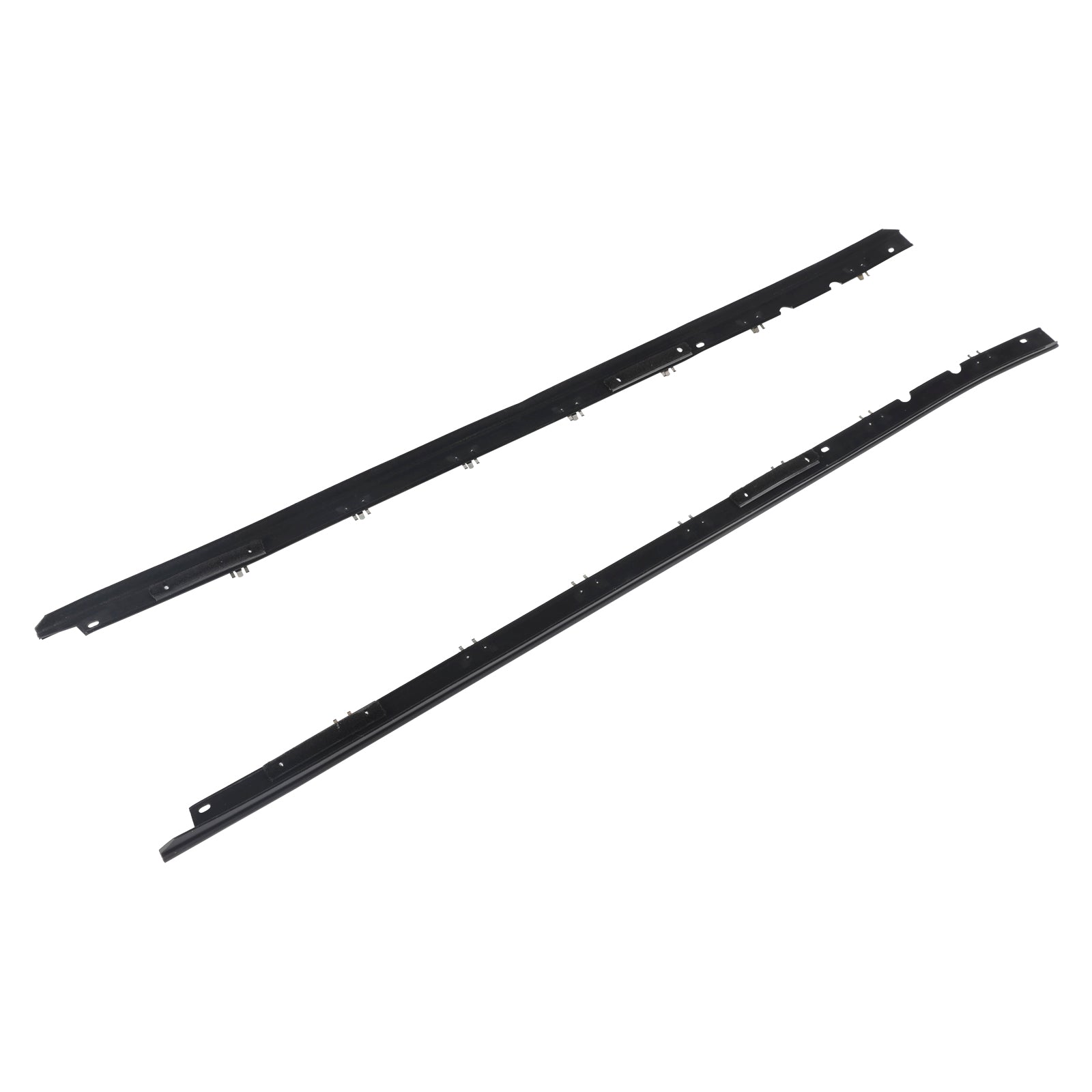 1984-1996 C4 Corvettes Conductor + Panel de puerta lateral del pasajero Sellos de ventana exterior