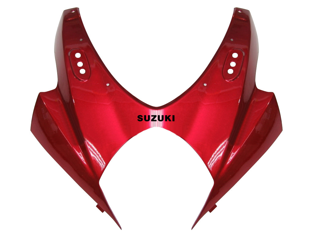 2007-2008 Suzuki GSXR 1000 Red Cherry & Black GSXR Racing stroomlijnkappen Generiek