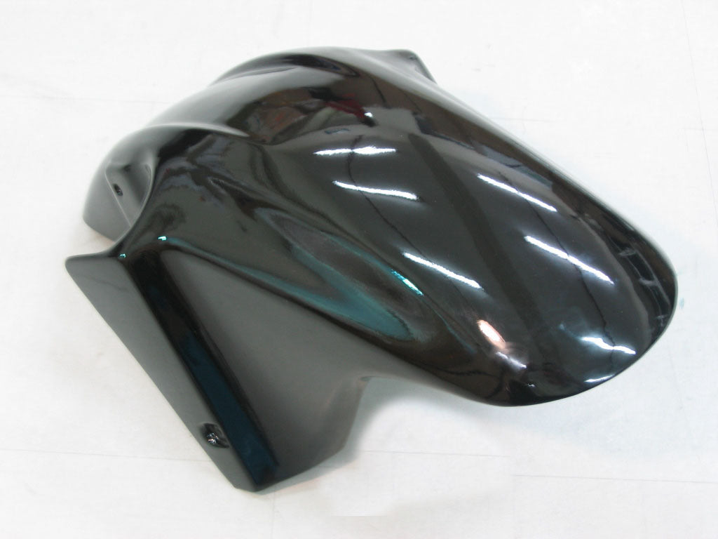 2004-2007 Honda CBR 600 F4i Carénages de course flamme noire et verte générique