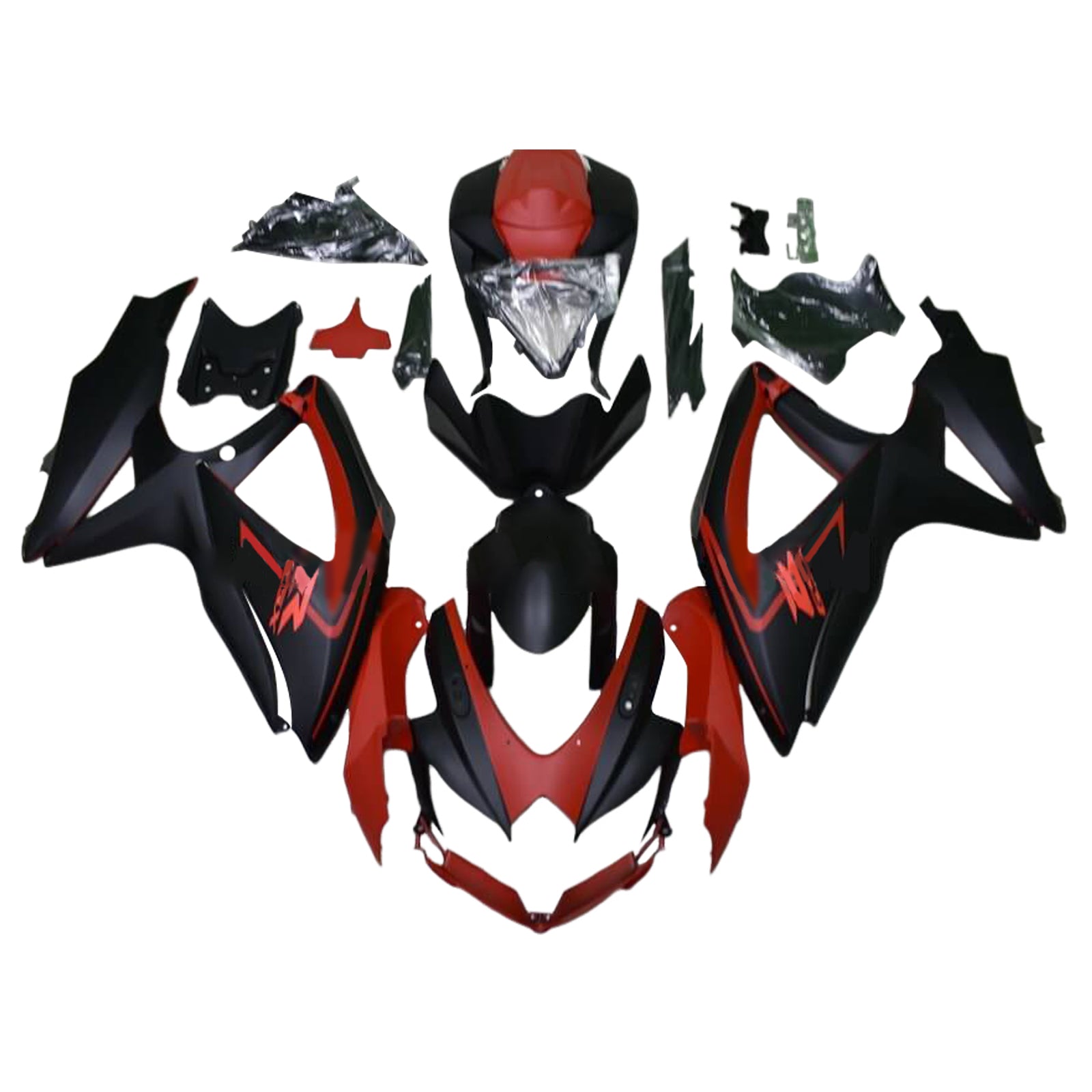 2008-2010 Suzuki GSXR 600/750 K8 Injection Fairing Kit Bodywork Plastic ABS