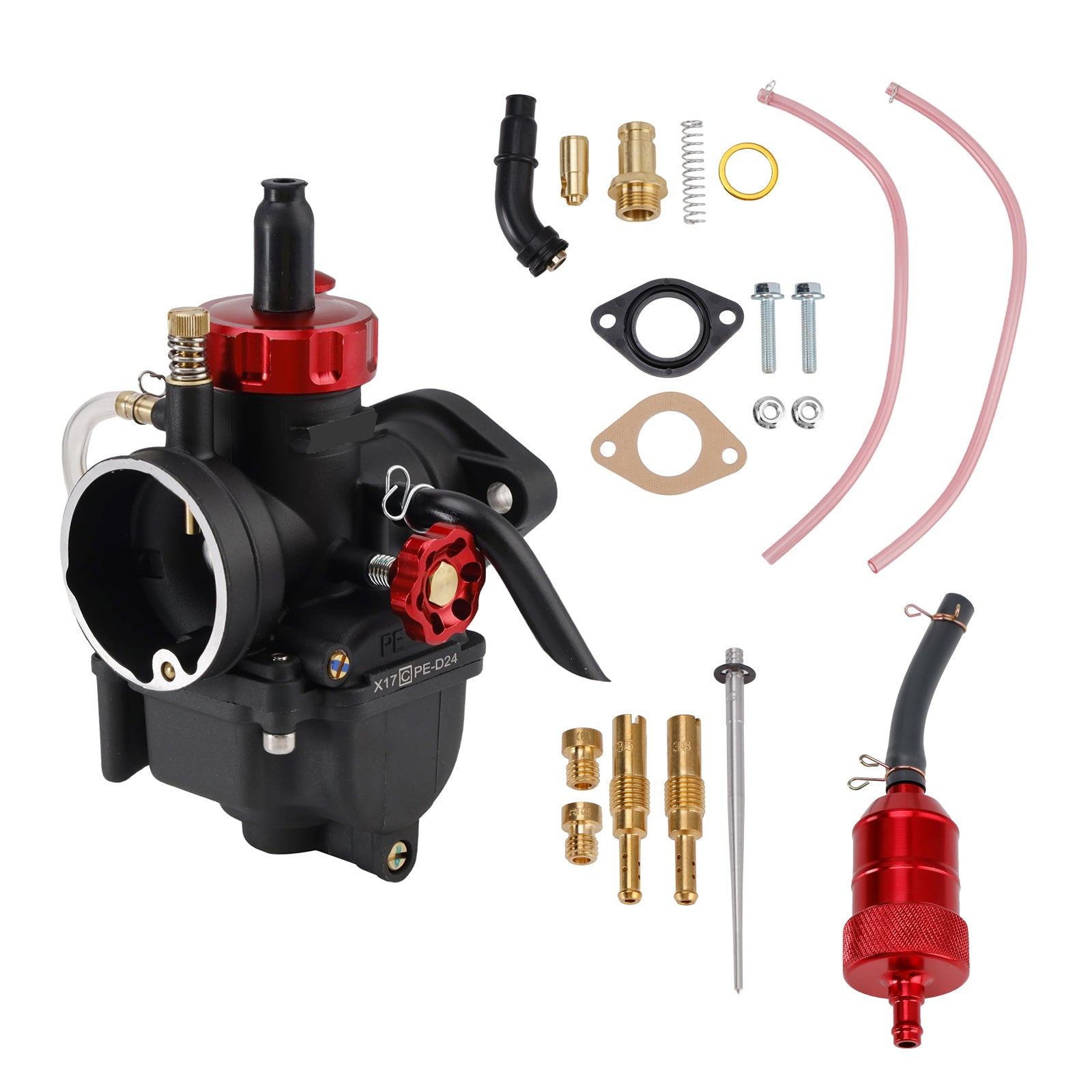 Carburateur ATV Carb 24mm pour moto 140cc-150cc dirt bike Go karts