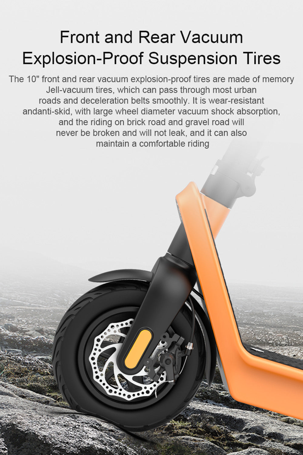 10" Folding Electric Scooter 500W 70KM Range 40km/h For Adult City Commute