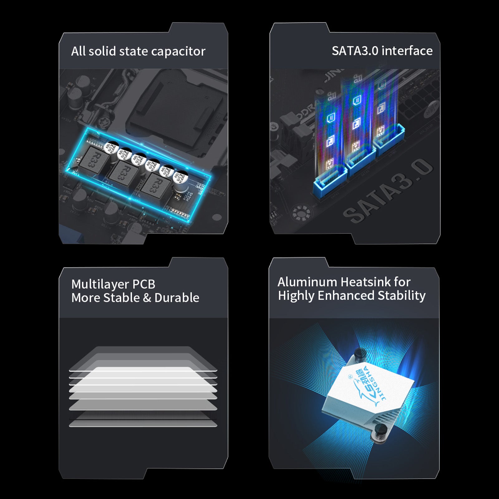 H110M-K moederbord DDR4-geheugen LGA-1151 dubbele M.2 geïntegreerde grafische kaart