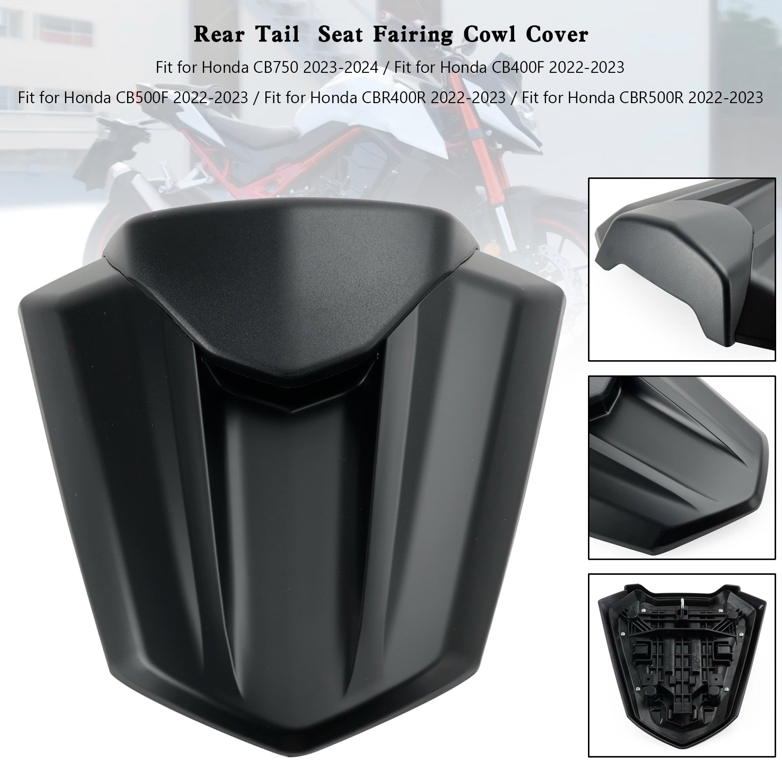 Housse de carénage de siège arrière Honda CBR500R 2022-2023