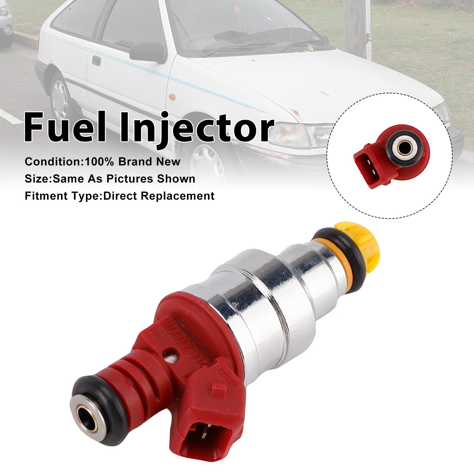 1Pcs Fuel Injector For Hyundai Excel 1990-1994 Scoupe 1991-1992 0280150788