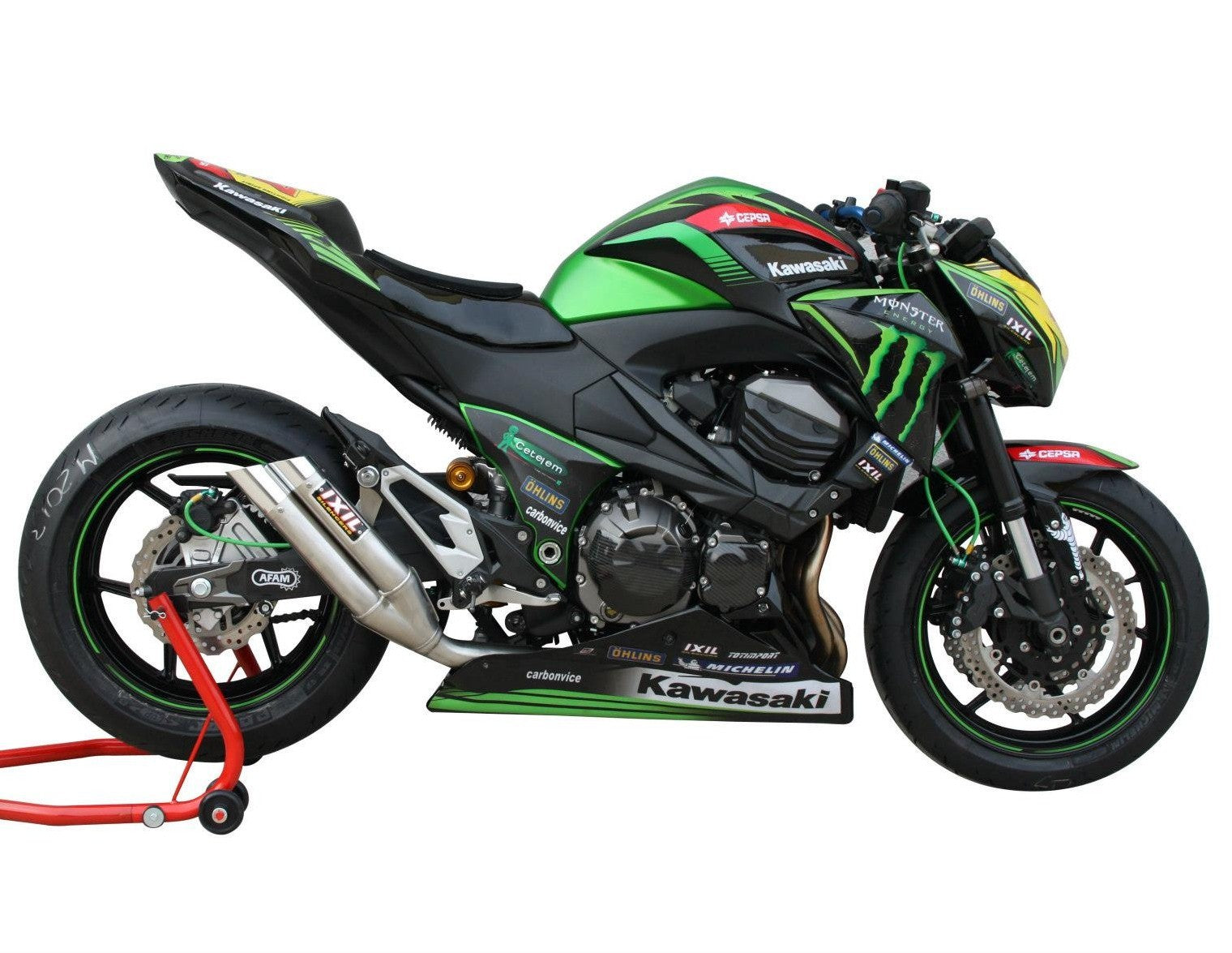 2013-2018 Kawasaki Z800 Amotopart vstrekovacia kapotážová súprava karosérií Plast ABS #109