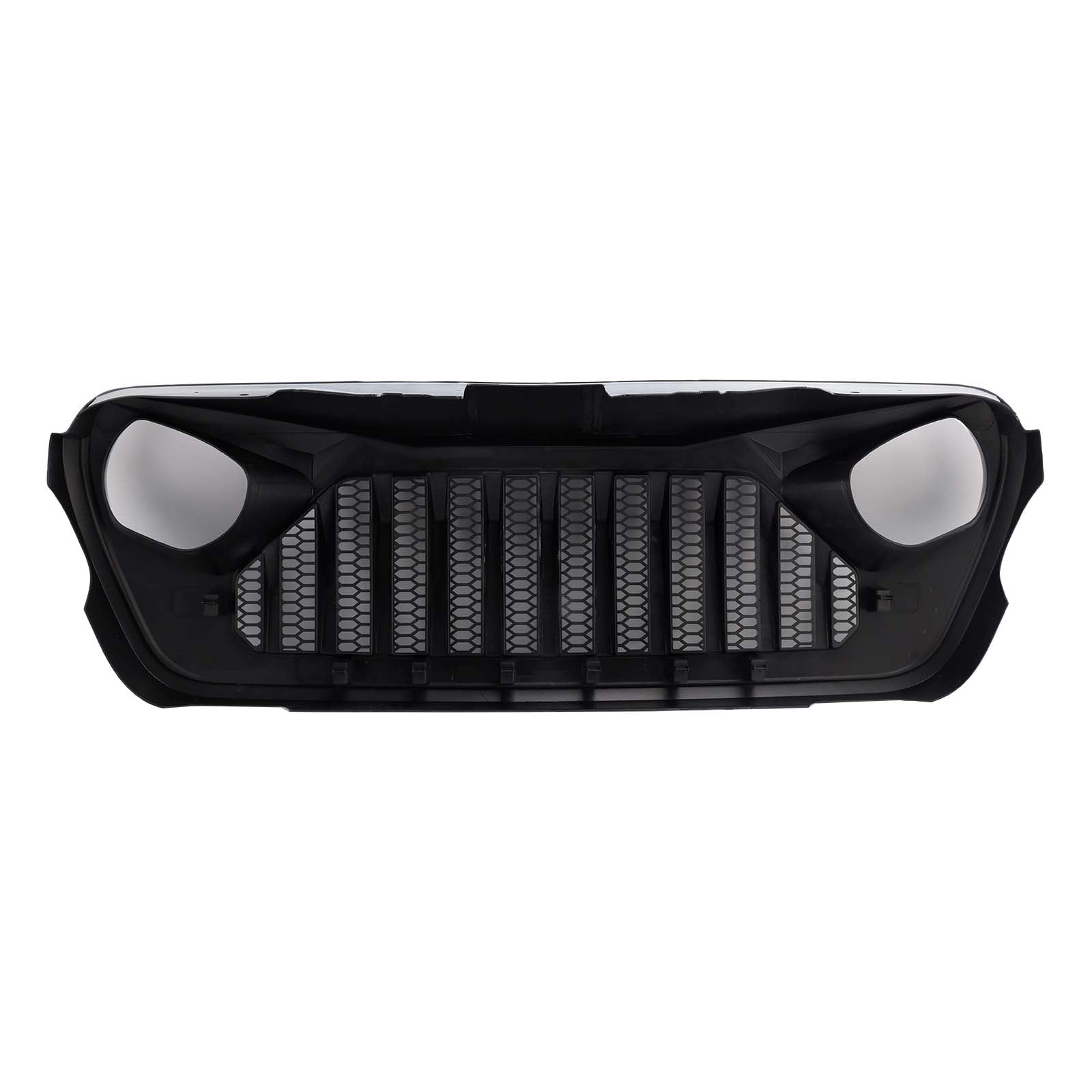 2018-2023 adapté pour Jeep Wrangler JL JT blanc  &  noir calandre avant Vader Grille de pare-chocs