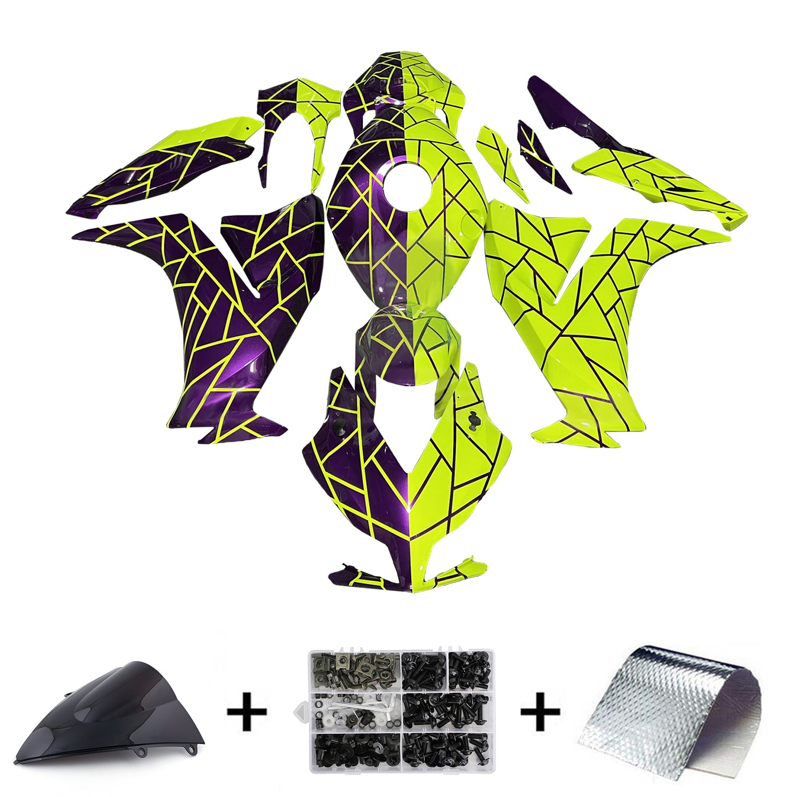 Injektionsmässa Kit Bodywork Plastic ABS för Honda CBR1000RR 2012-2016