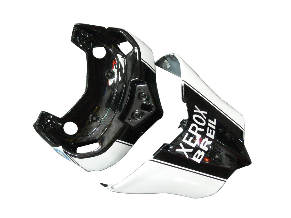 2005-2006 Ducati 999 Carénages Amotopart Blanc et noir Carénage personnalisé Xerox Racing