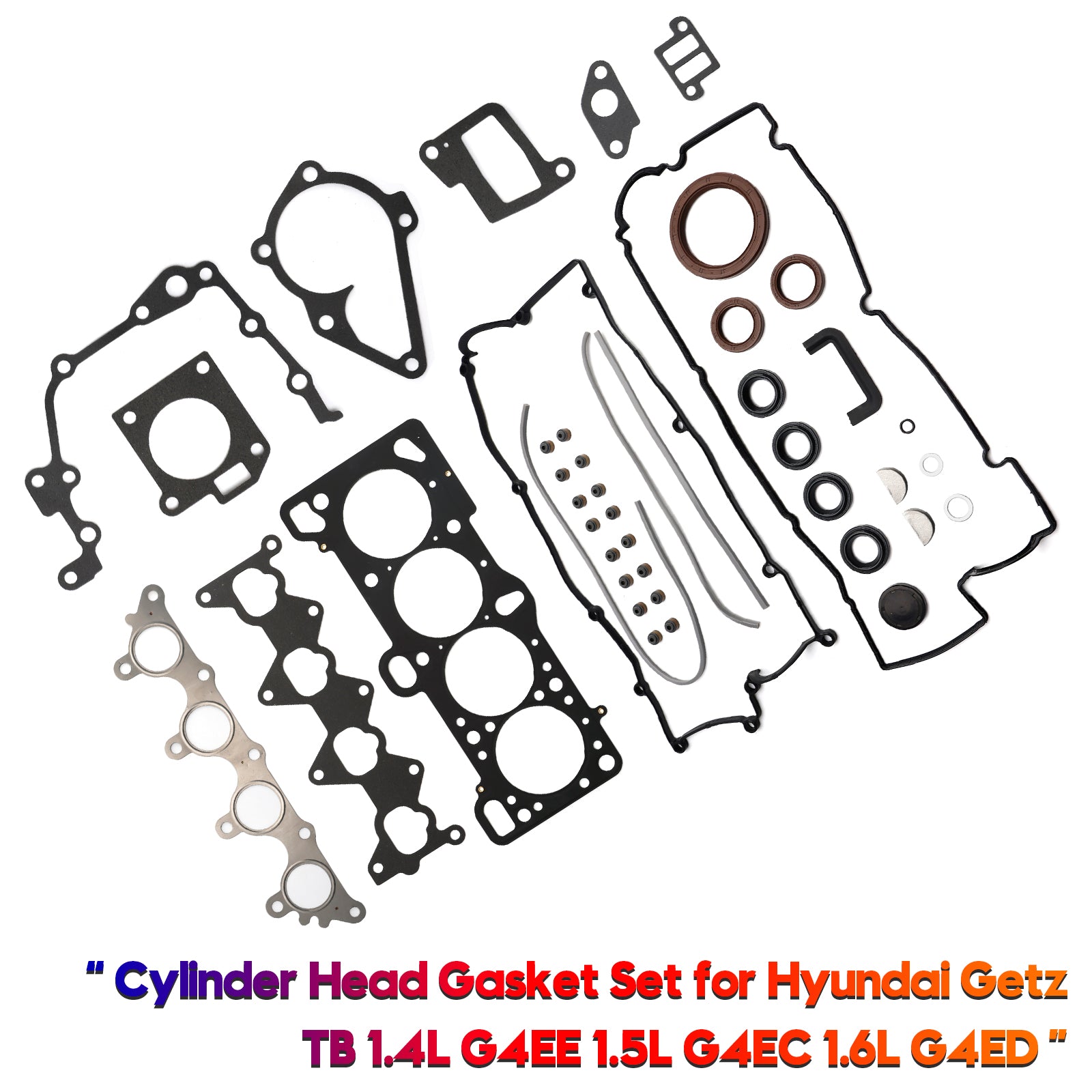 Topplockspackningssats för Hyundai Getz TB 1.4L G4EE 1.5L G4EC 1.6L G4ED