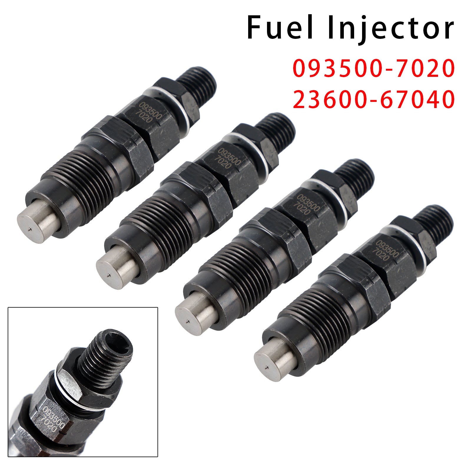 4Pcs Fuel Injector For Hilux Surf Prado 1KZ-TE 3.0L 093500-7020 23600-67040