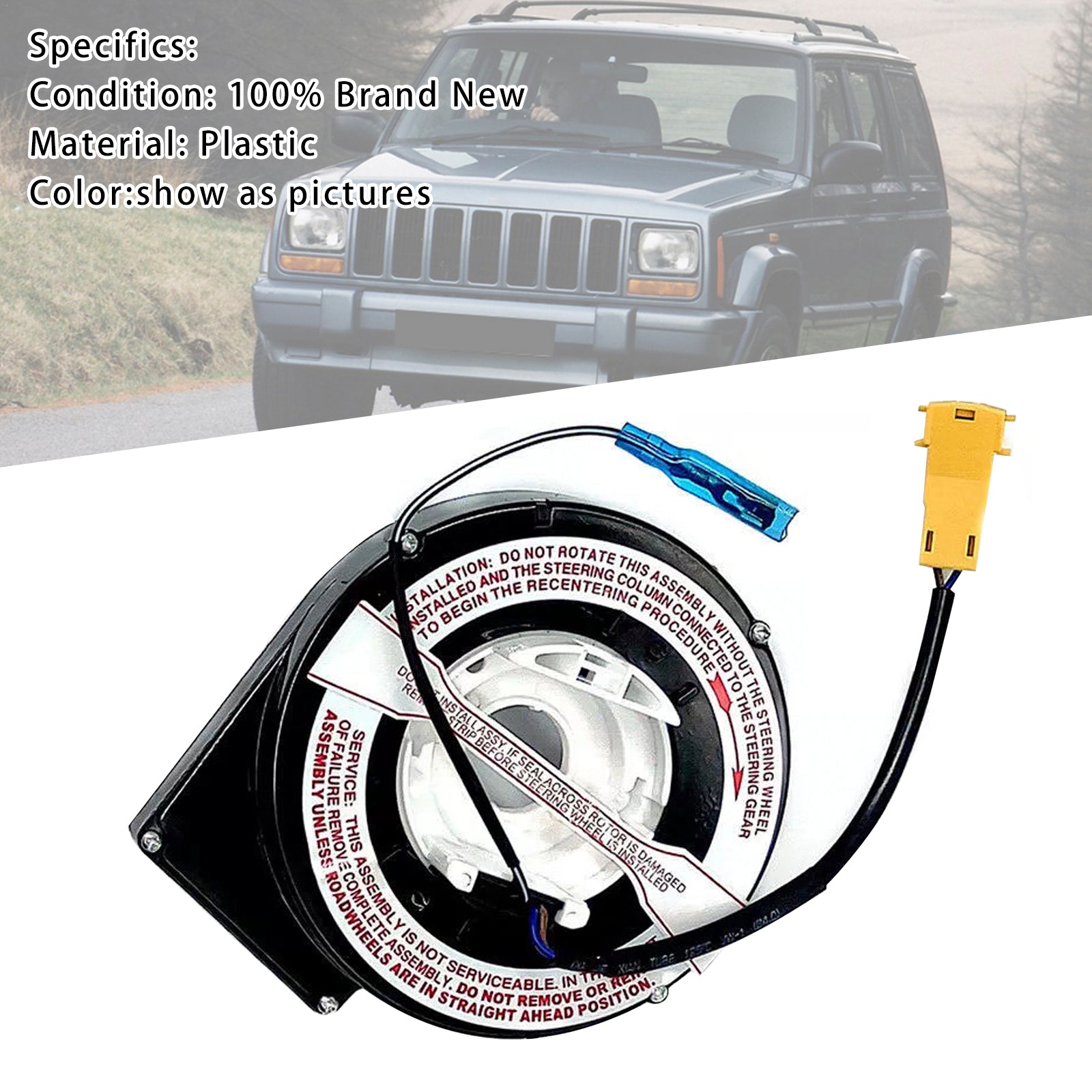 Steering Wheel Clock Spring 56009070 For Jeep Cherokee 97-01 Wrangler 97-00