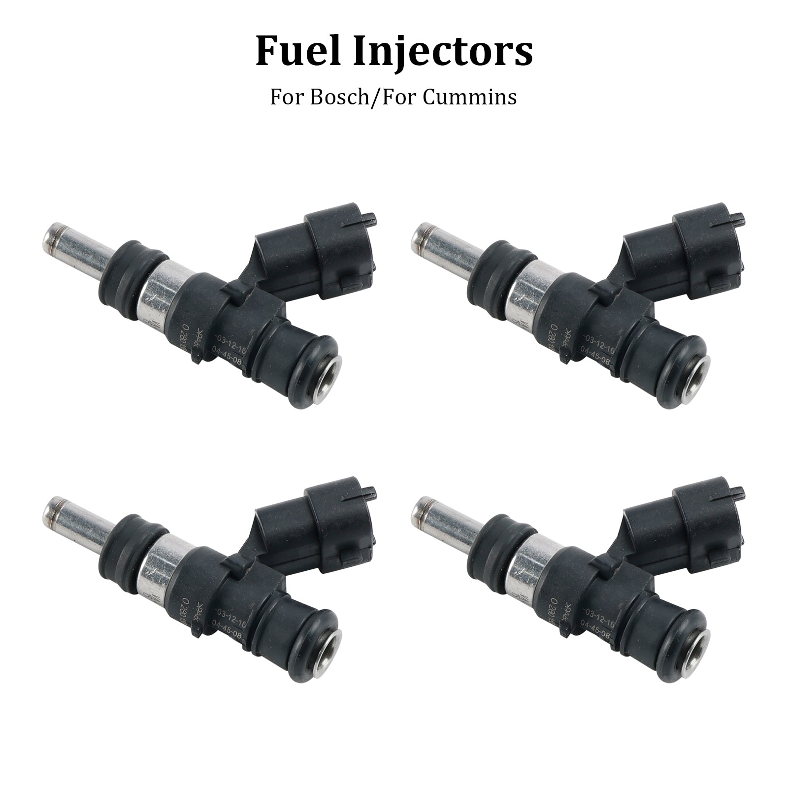 Bosch Cummins 4 pièces 0444043016 ISX2888173 injecteur de carburant 0280158714 0280158701