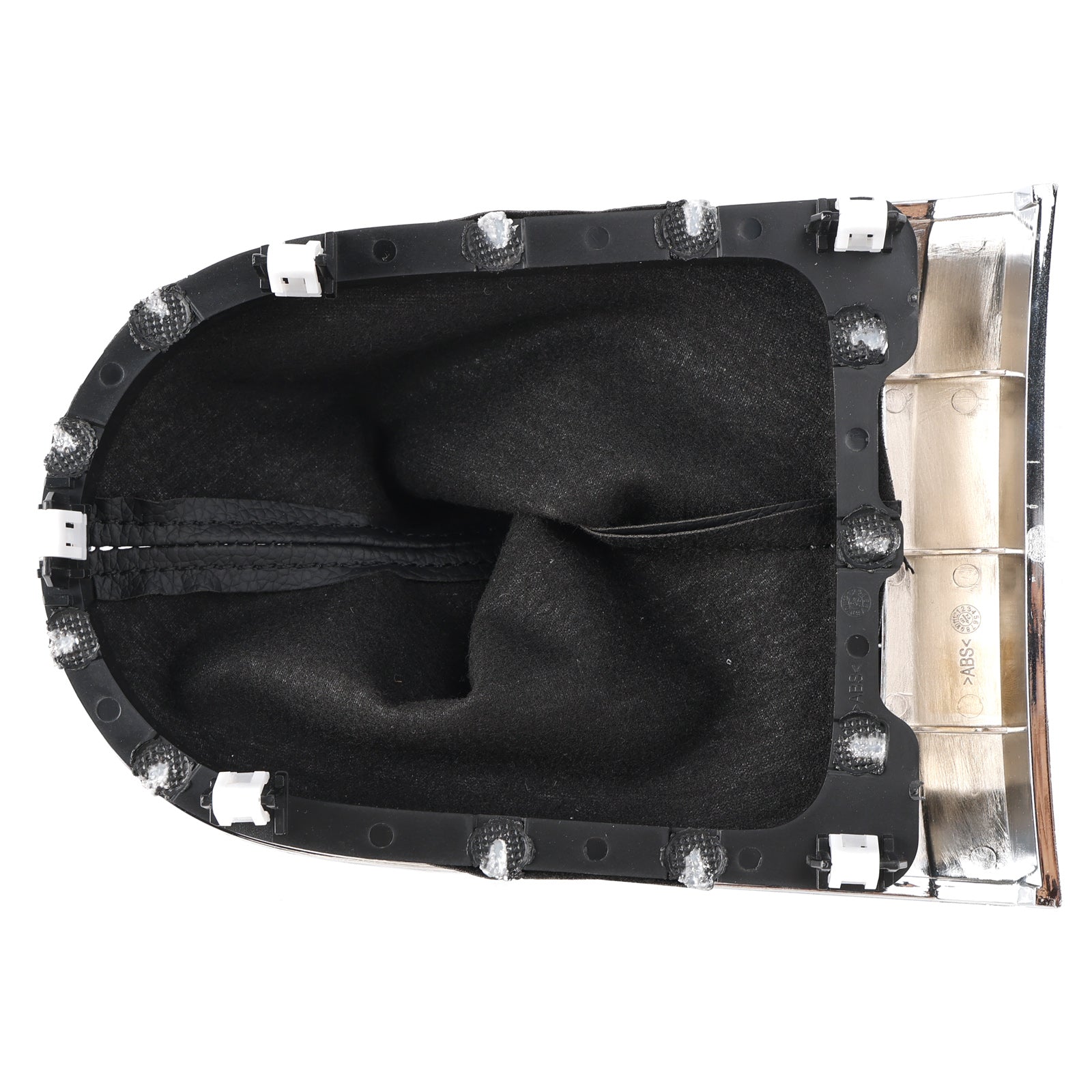 2015-2017 Ford Mustang Manual Gear Shift Boot Chrome Sync Trim GR3Z-7277-AA