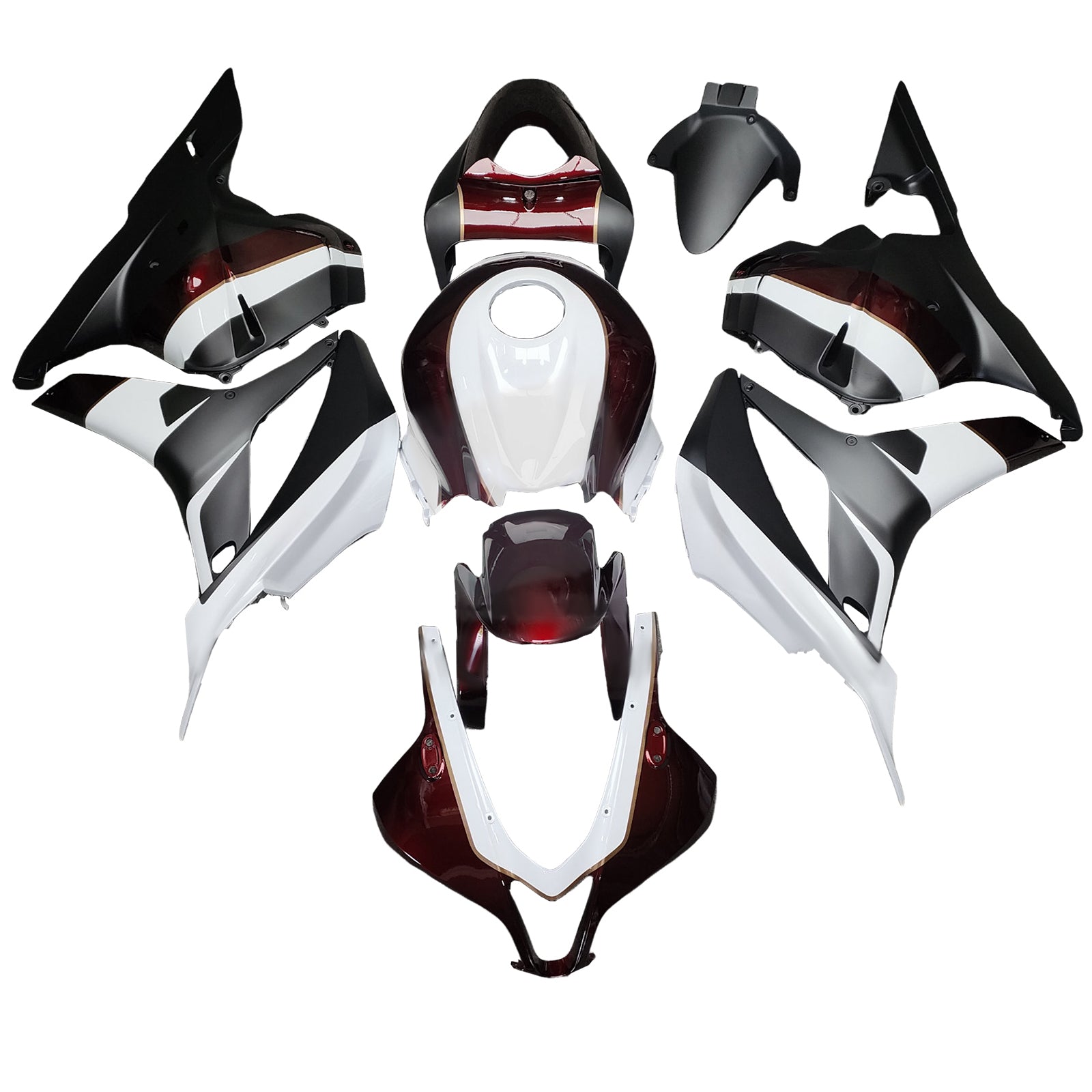 Injektionsmässa Kit Bodywork Plastic ABS för Honda CBR600RR 2009-2012 F5