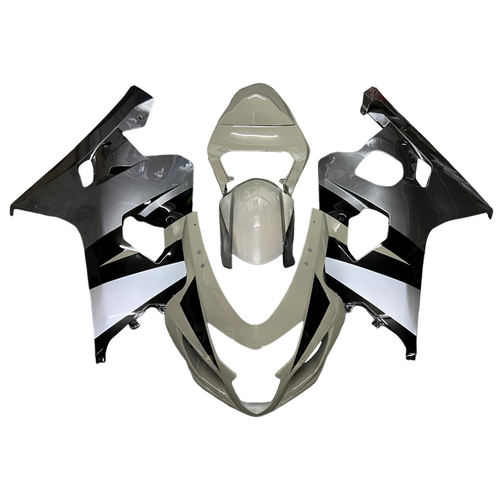 Kit de carénage injection de carrosserie en plastique Abs pour suzuki gsxr 600/750 2004-2005 K4