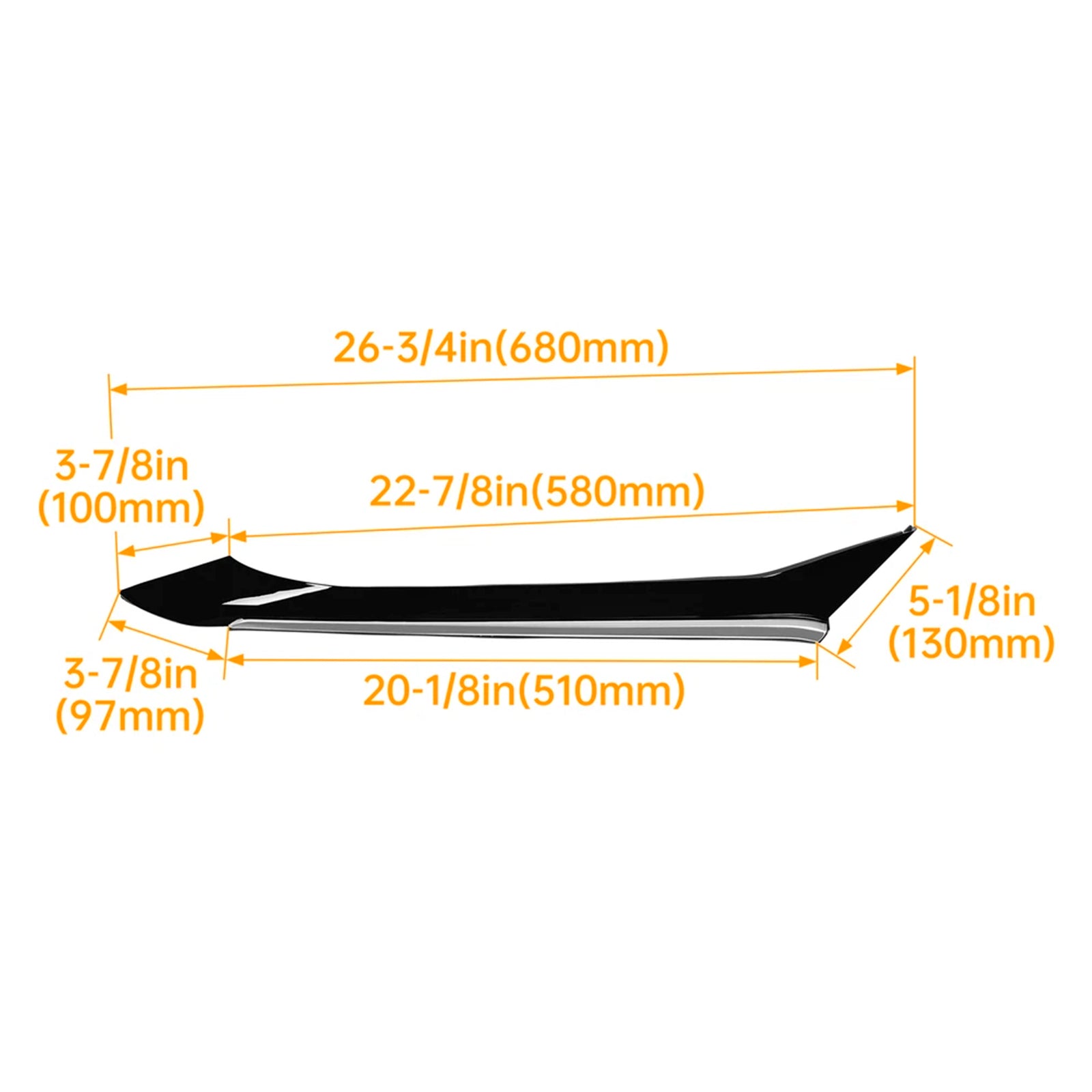 2016-2021 NISSAN MAXIMA Rear Left Side Pillar Molding Trim 78873-9DJ1A