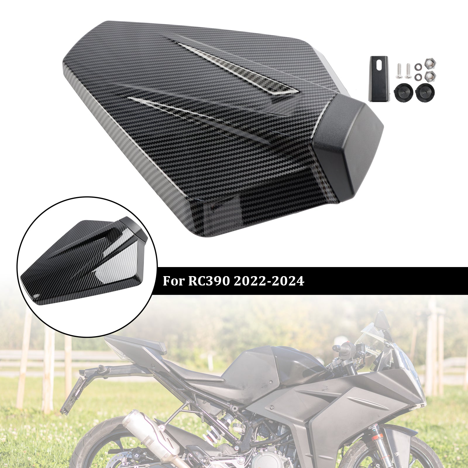 Tail Rear Seat Cover Fairing Cowl For RC390 2022-2024