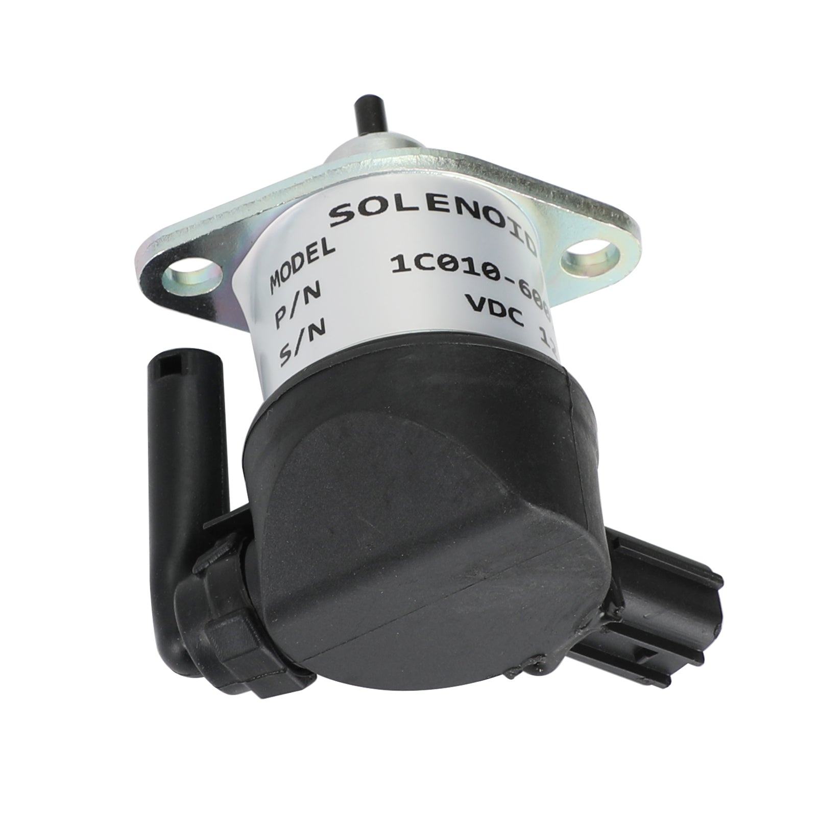 Convient pour Kubota 1C010-60015 1C010-60016 1C010-60017 Solénoïde d'arrêt de carburant 12 V