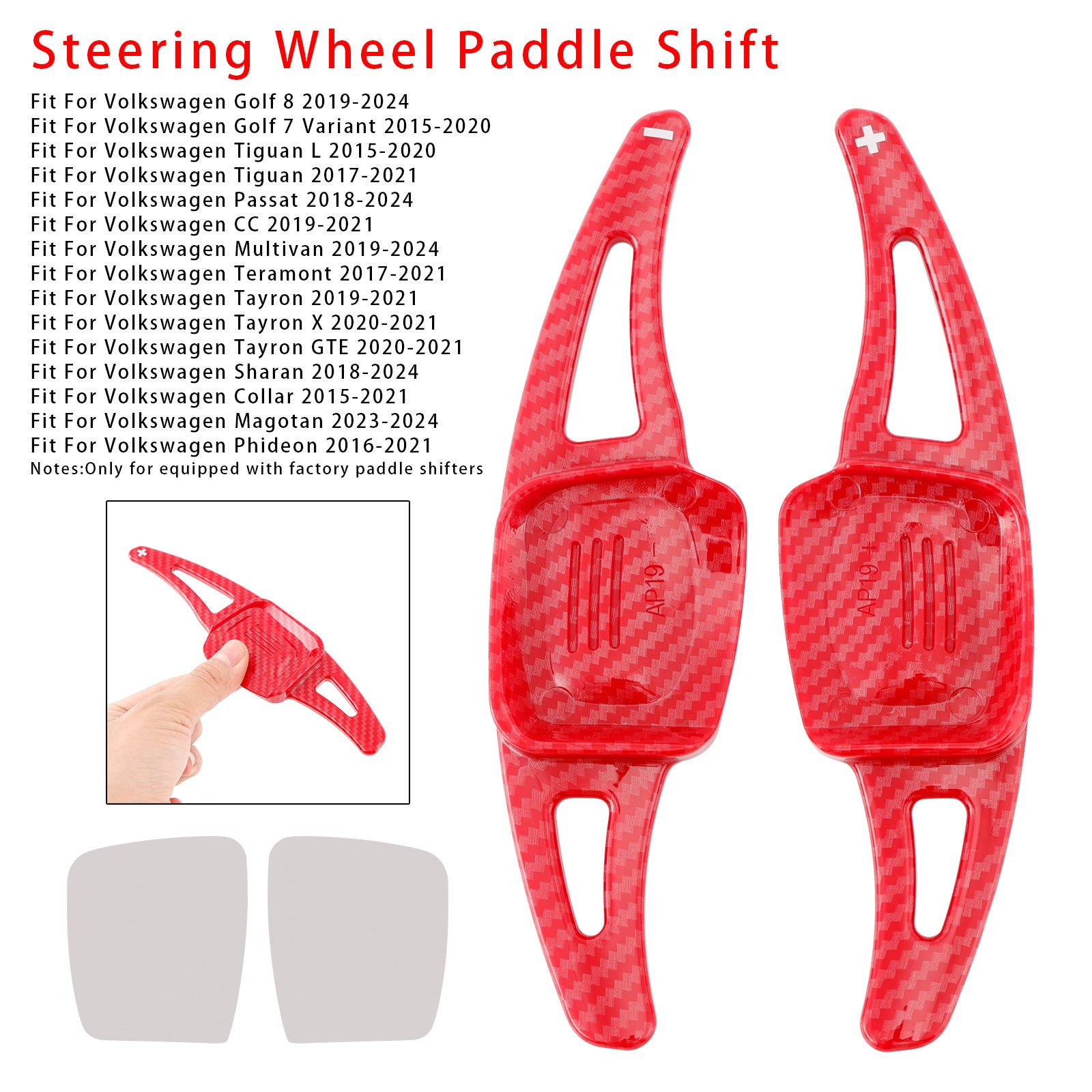 Steering Wheel Paddle Shifter Extension For VW Golf 8 Tiguan