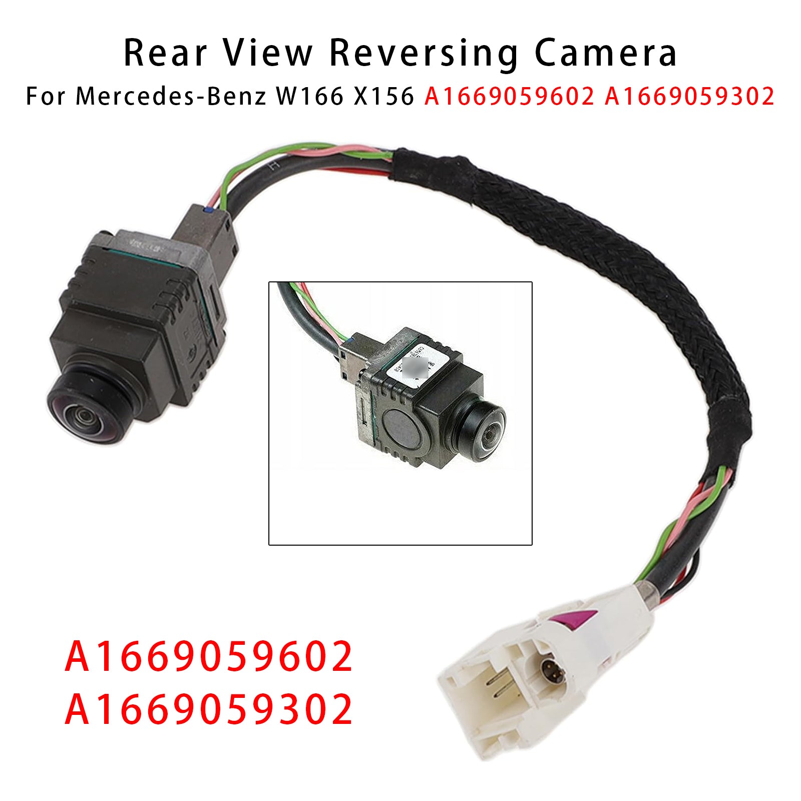 Rear View Reversing Camera For Mercedes-Benz W166 X156 A1669059602 A1669059302