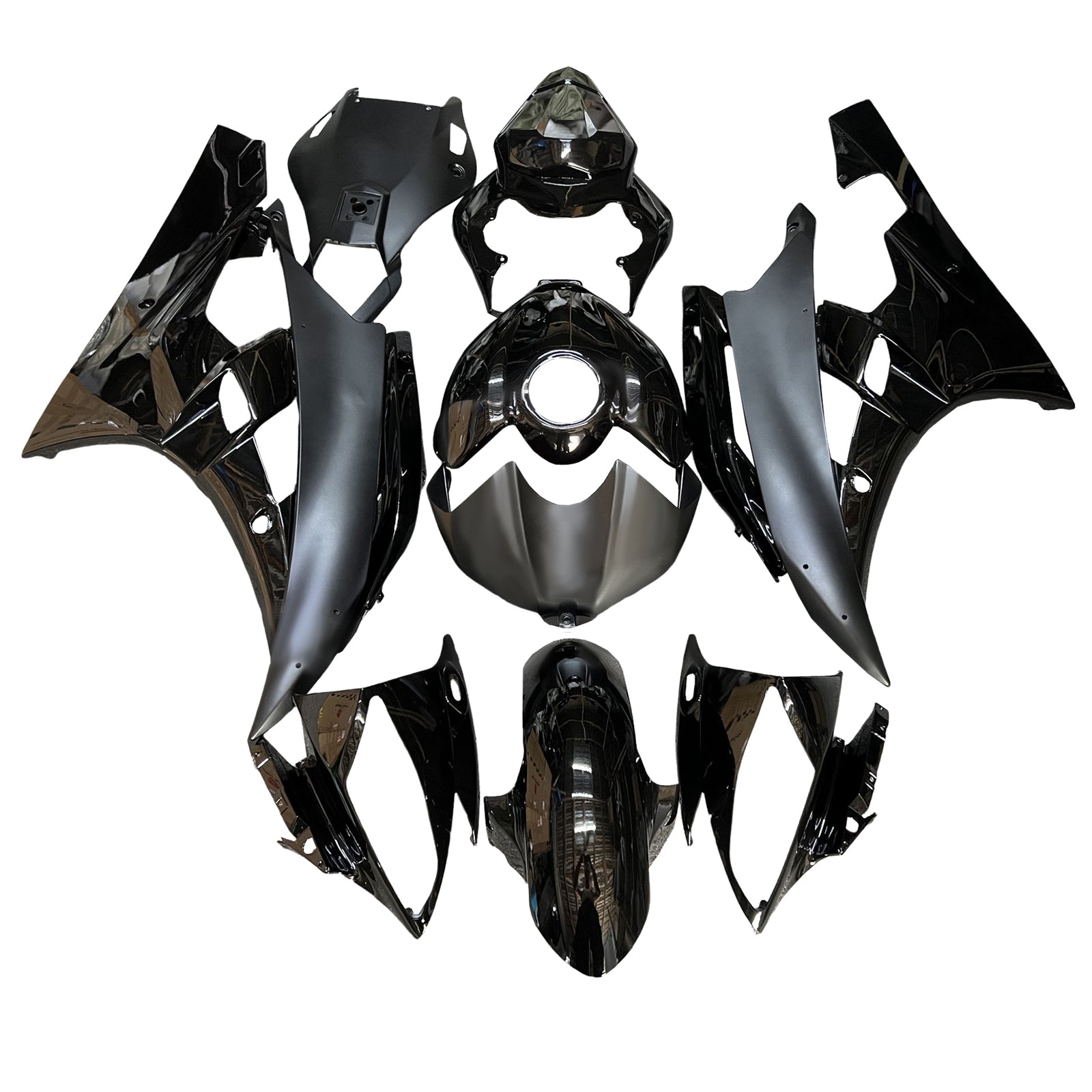 Kit de carénage d'injection carrosserie plastique ABS pour Yamaha YZFR6 YZF-R6 2006-2007