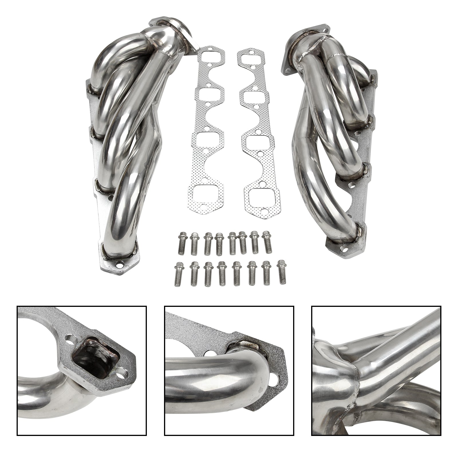 Hlavičky výfukového potrubia z nehrdzavejúcej ocele Fit Mustang 5.0 V8 GT/LX/SVT 1979-1993