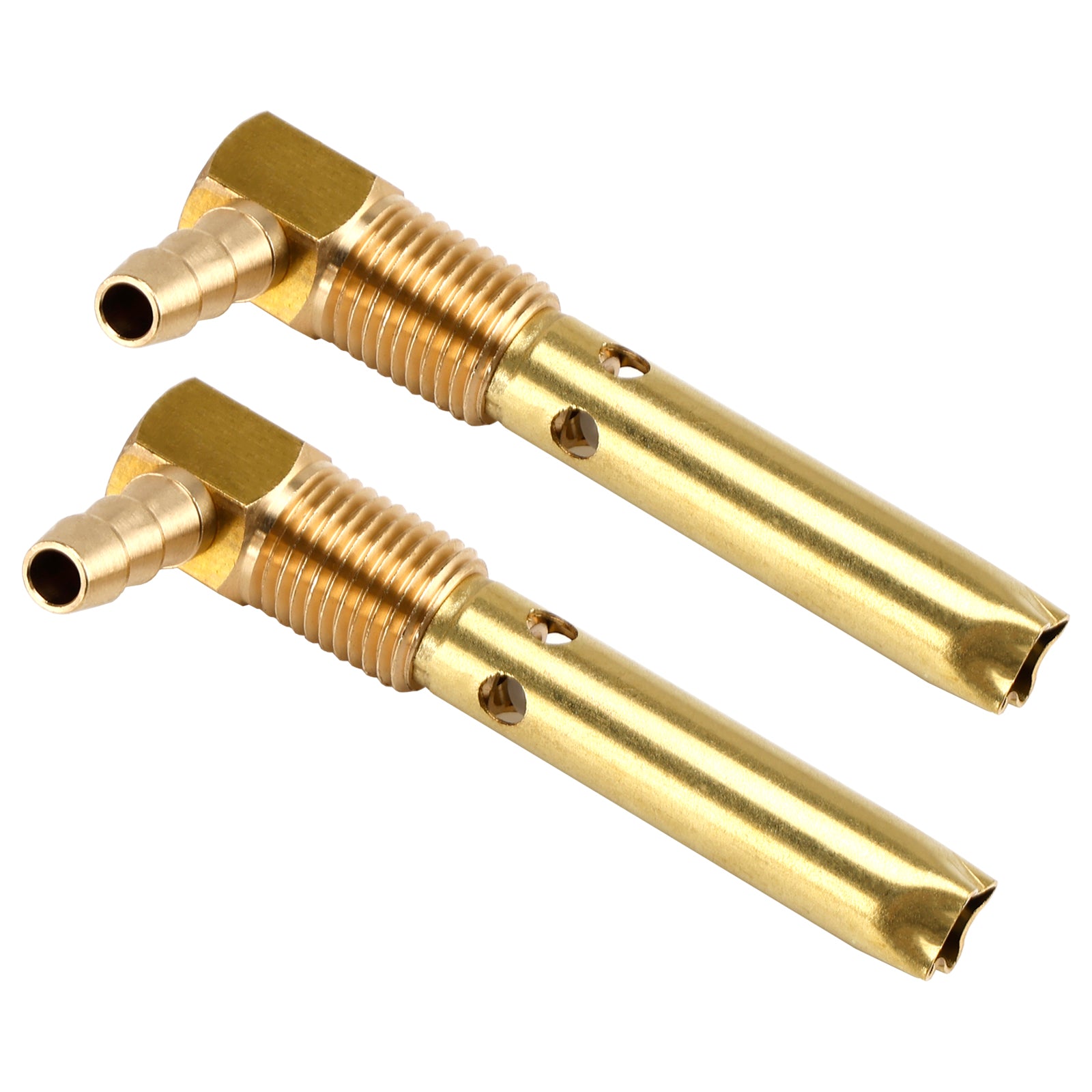 2x 1/4" ID-slange Drivstofftankventil 1/4"-18NPTF-gjenger for både små og store tanker