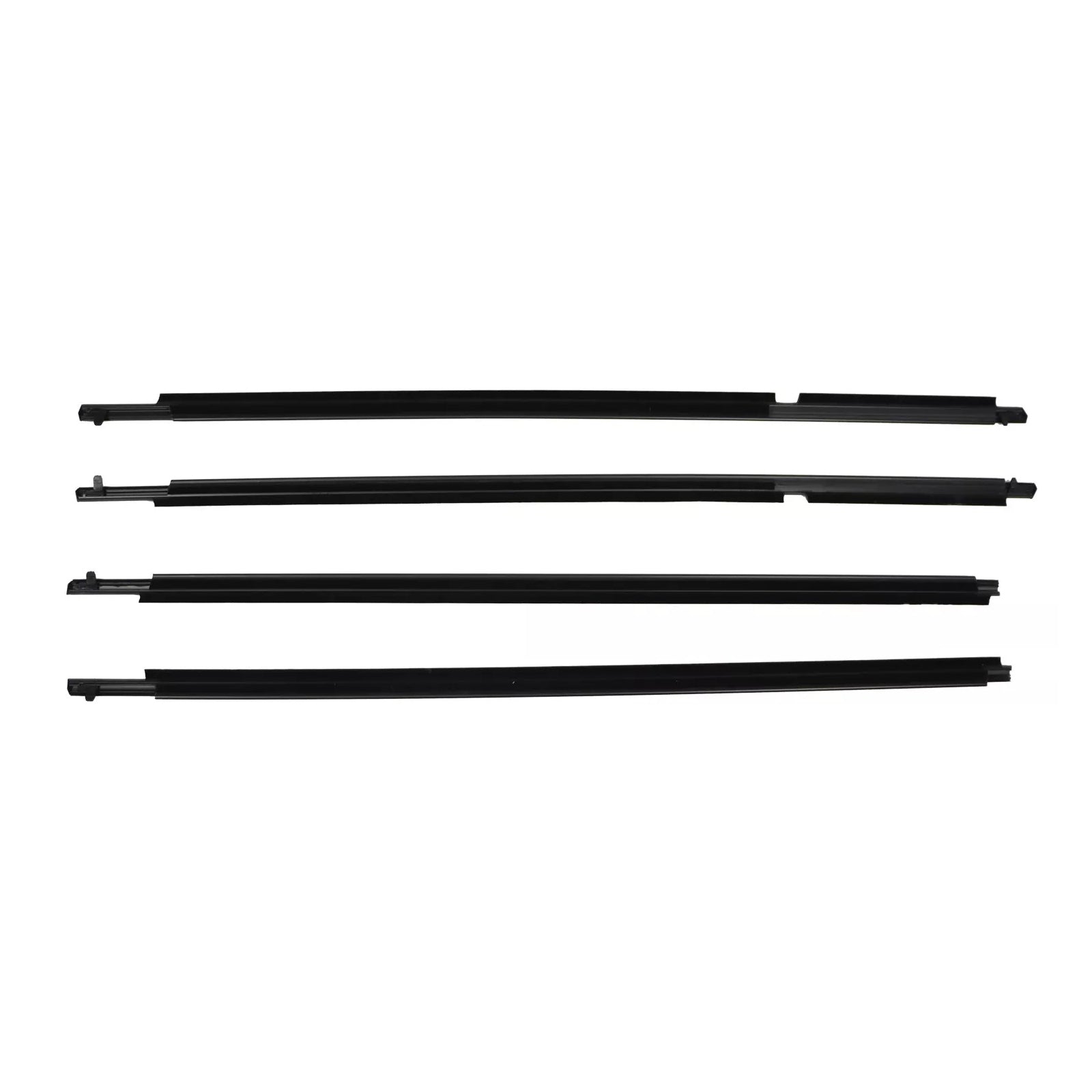 2008-2010 Toyota Highlander 4Pcs Weatherstrip Window Moulding Trim Seal Belt