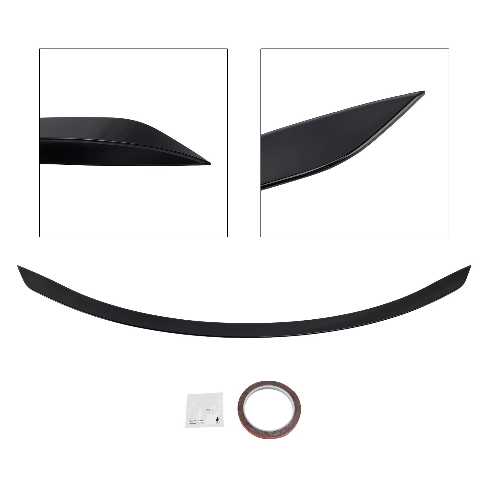 Mercedes-Benz Classe C 2021+ W206 Spoiler traseiro preto brilhante estilo AMG C63 S