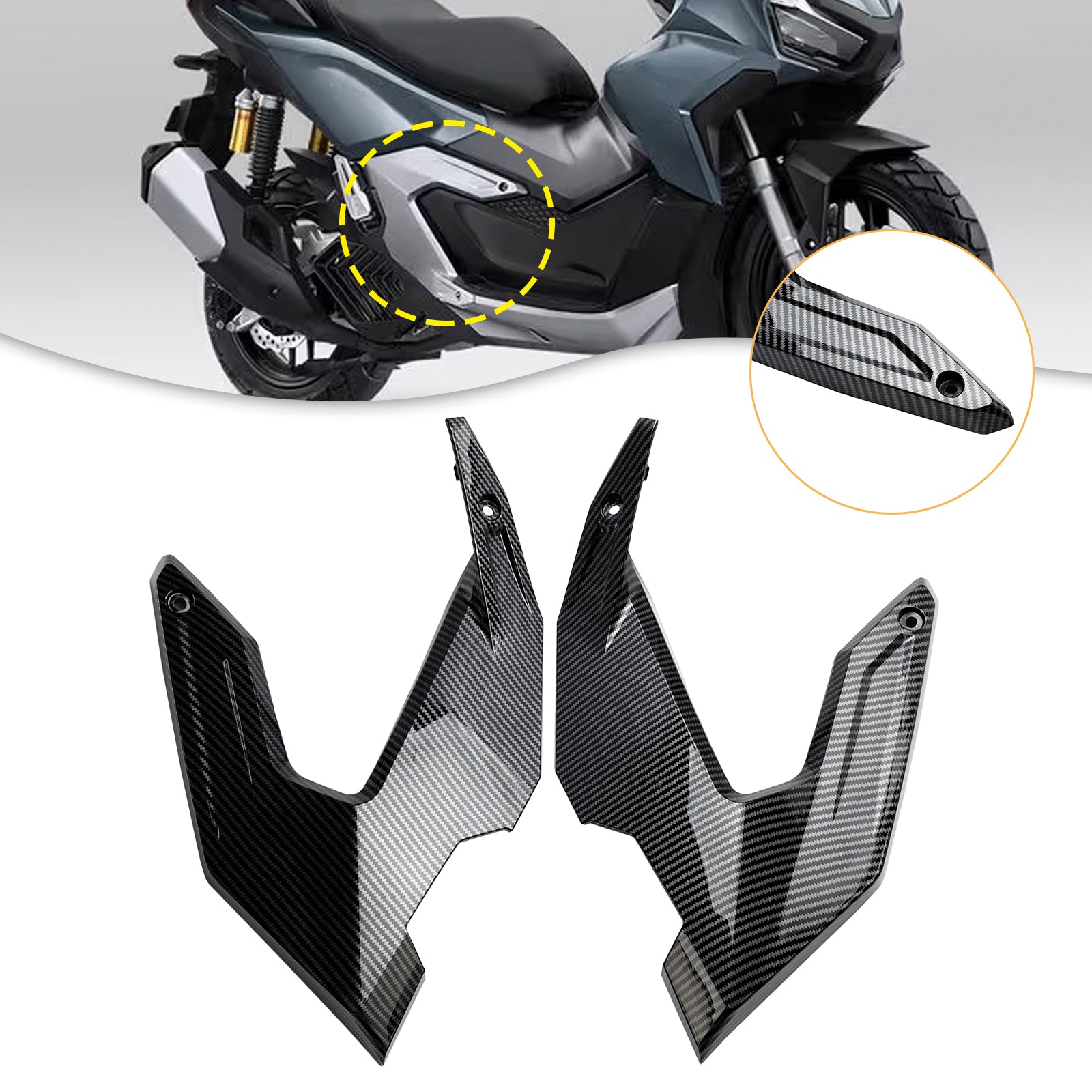 Frame Side Cover Guard Fairing for Honda ADV 160 2023-2024