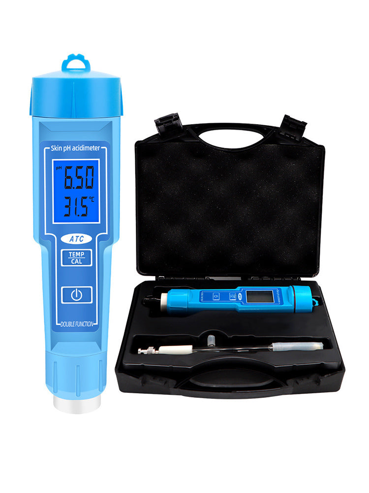 PH Meter Thermometer Pen Voor Voedsel Fruit Vlees Bodem Lab Digitale Zuurgraad PH Tester