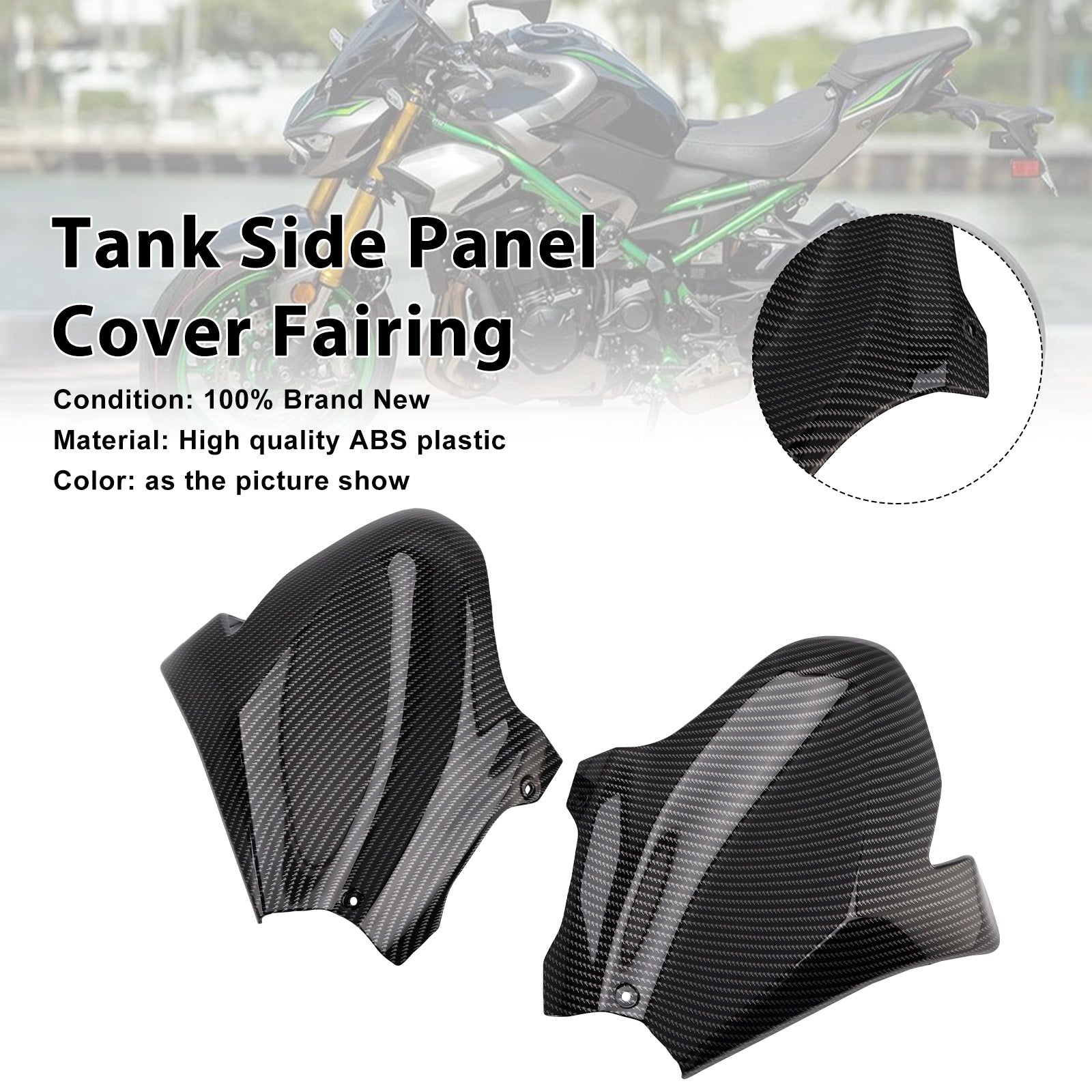 2025-2026 Kawasaki Z900 Tank Side Cover Panel Fairing