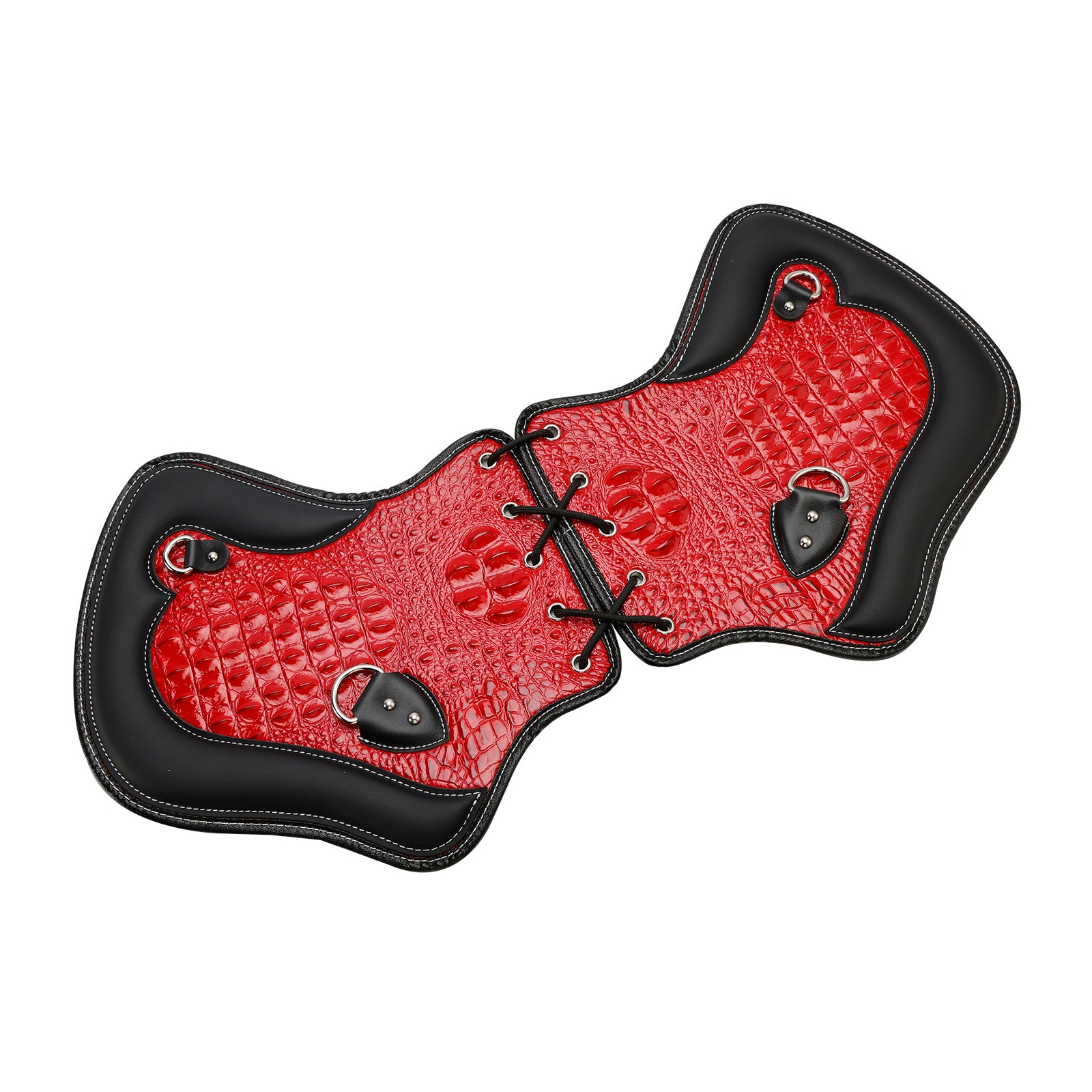 1985-2017 Touring-, Softail-, Dyna- of Sportster-fietsenpaar Cnc-hitteschildzadelbeschermer Zwartbruin