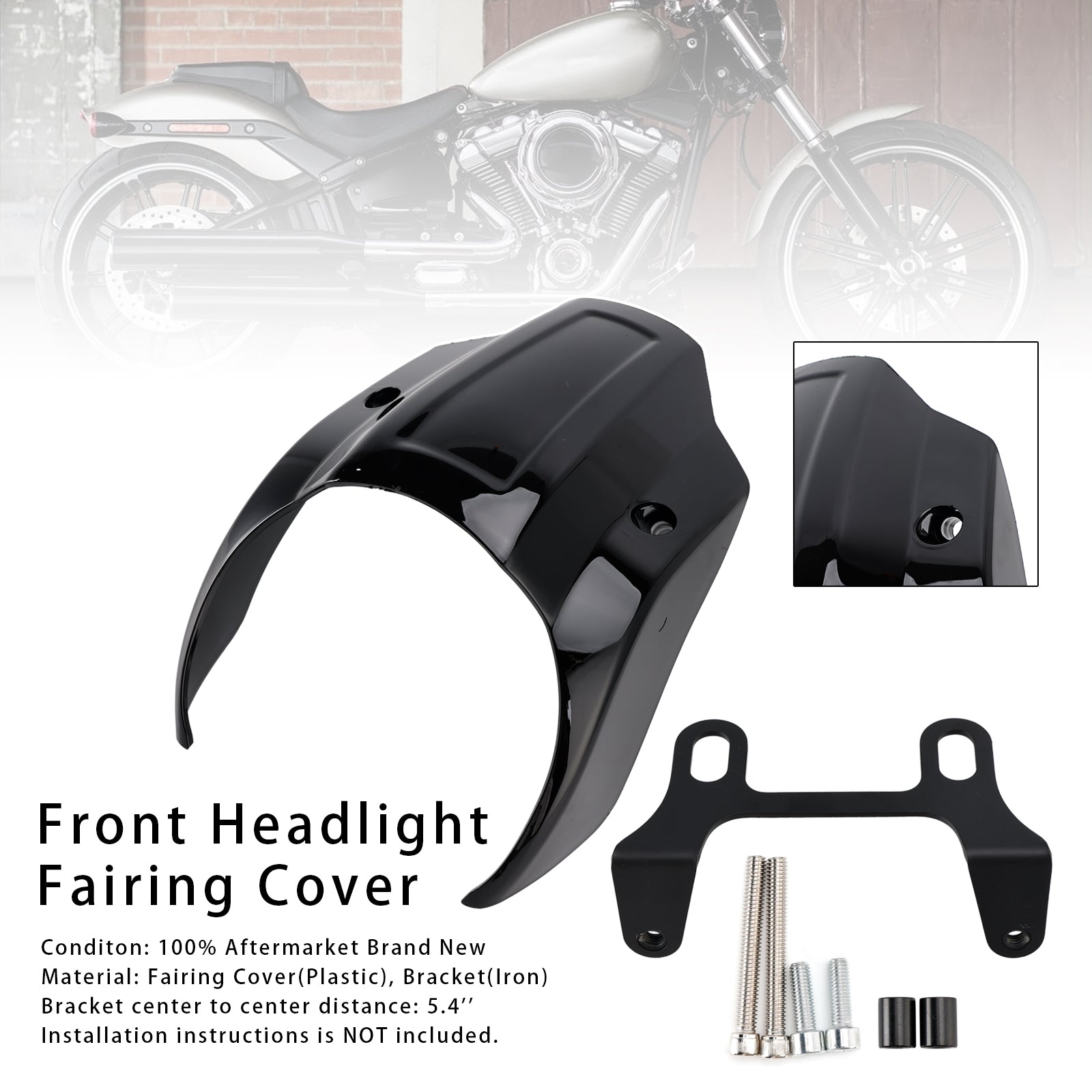 Front Headlight Fairing Cover Fit For Breakout FXBR FXBRS 2018-2024