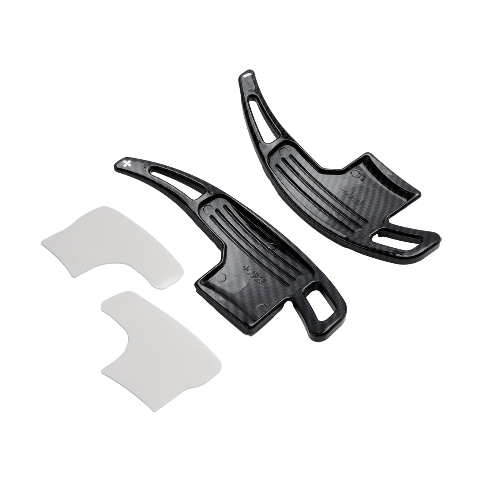 2015-2023 Ford Mustang Carbon Style Paddle Shifter Trim Accessories Black