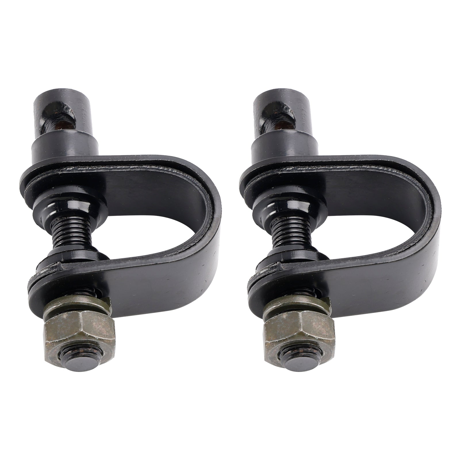 Starý školský štýl obdĺžnikový upínací zrkadlá čierny bratstyle