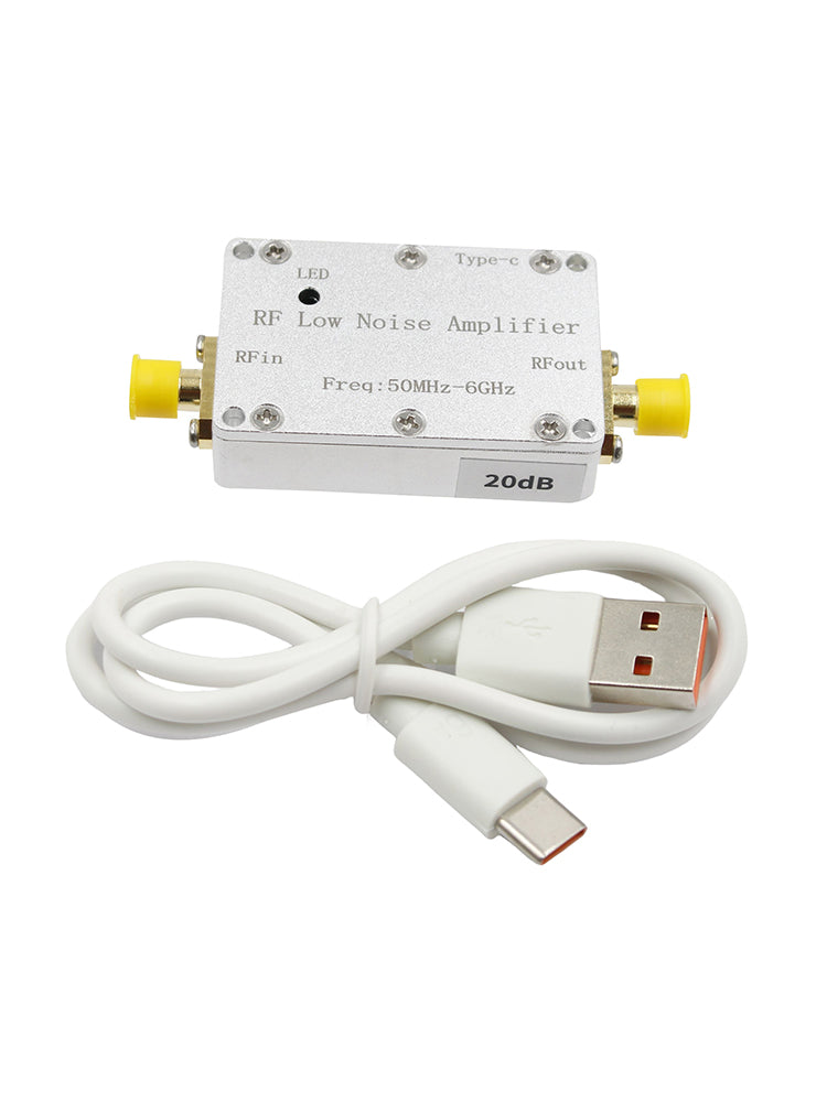 50m-6GHz Radiofrequentieversterker 20dB 30dB High-Gain Front LNA Signaal met laag geluidsniveau