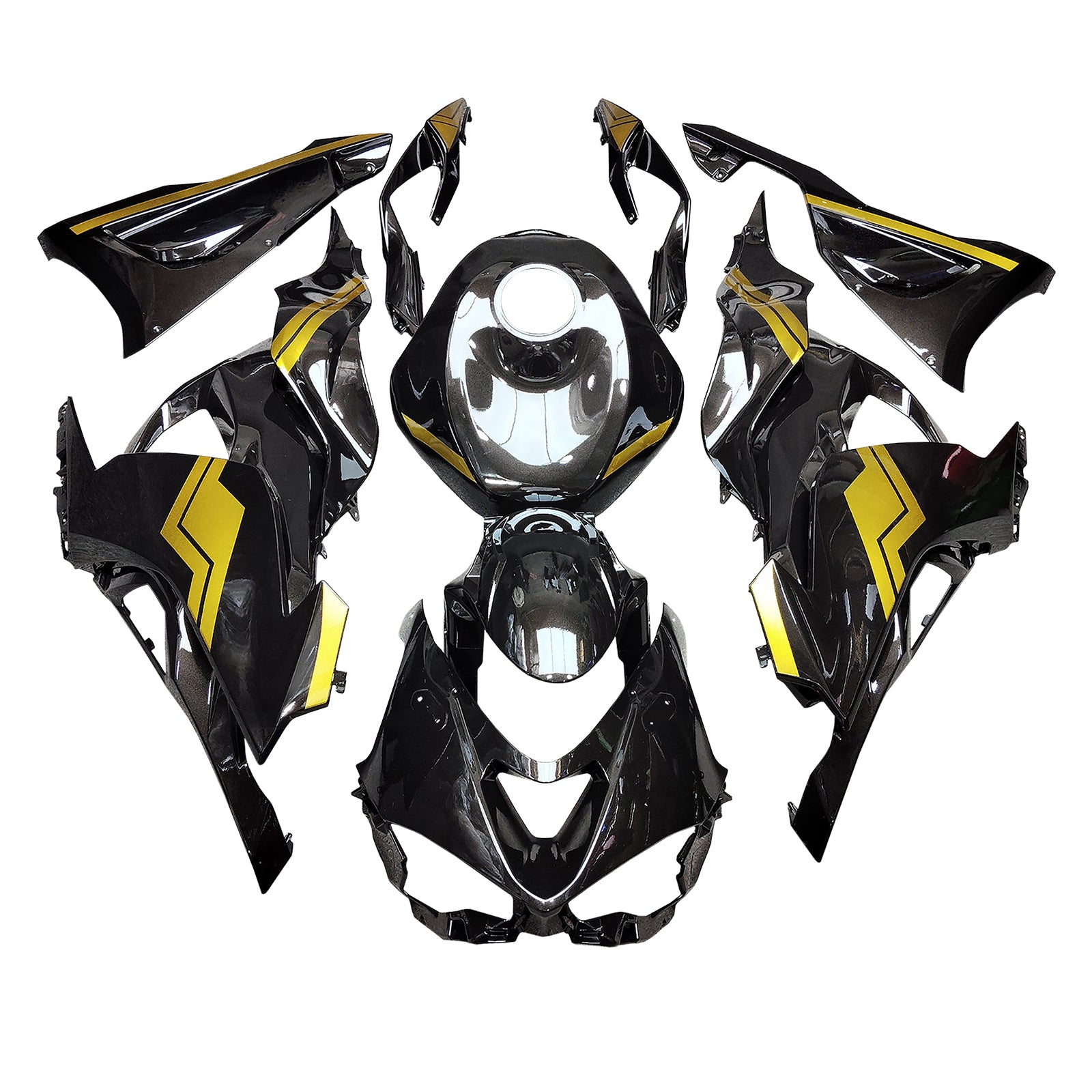 Injeksjon Fairing Kit Bodywork Plast Abs Fit for Kawasaki ZX-6R 2024-2025
