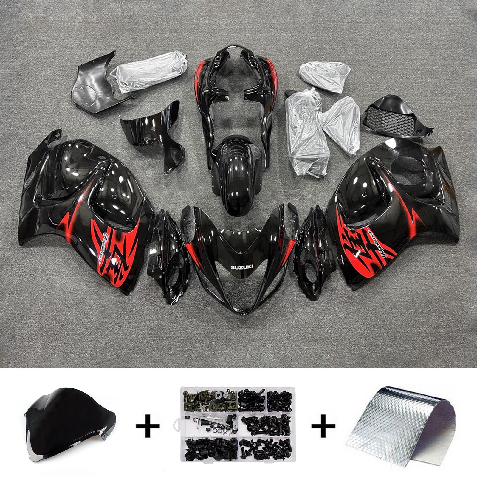 Injection Fairing Kit Bodywork Plastic ABS For Suzuki Hayabusa GSX1300R 2008-2020