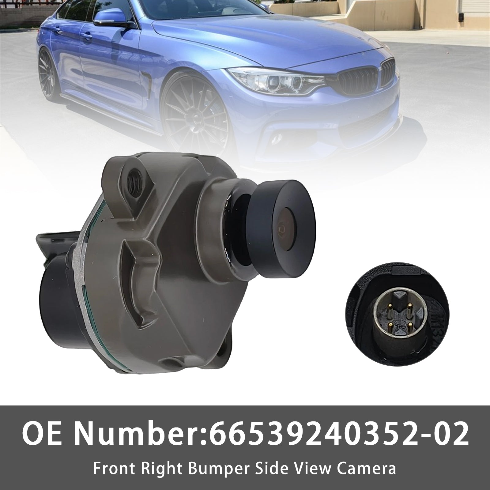 Front Right Bumper Side View Camera 66539240352-02 For BMW F30 F32 F36 F10 F12 E70