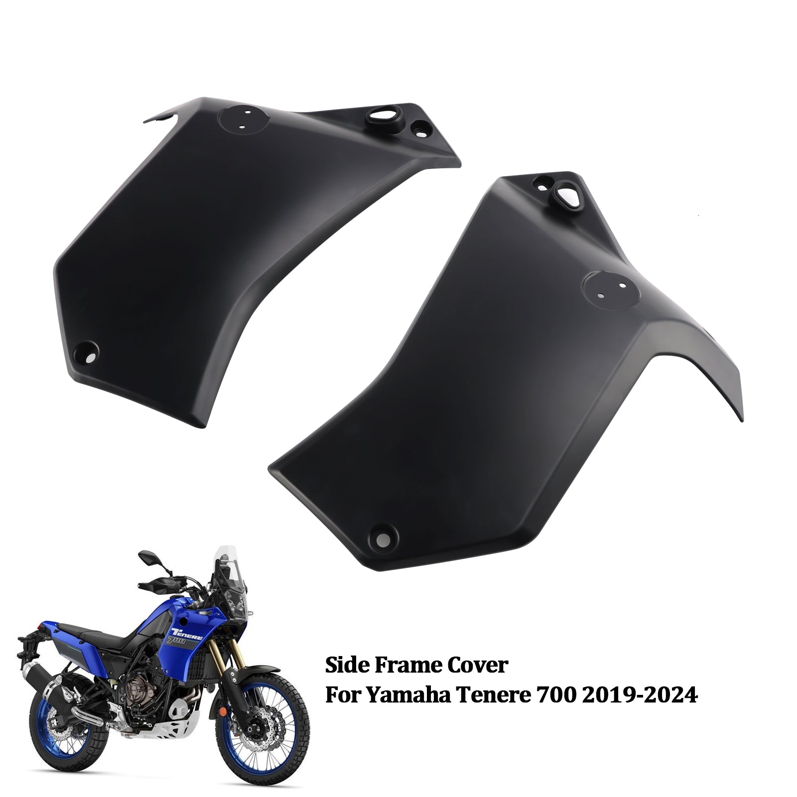 2019-2024 YAMAHA TENERE 700 SIDA RAMPANE PANEL SKOTSER Täckning
