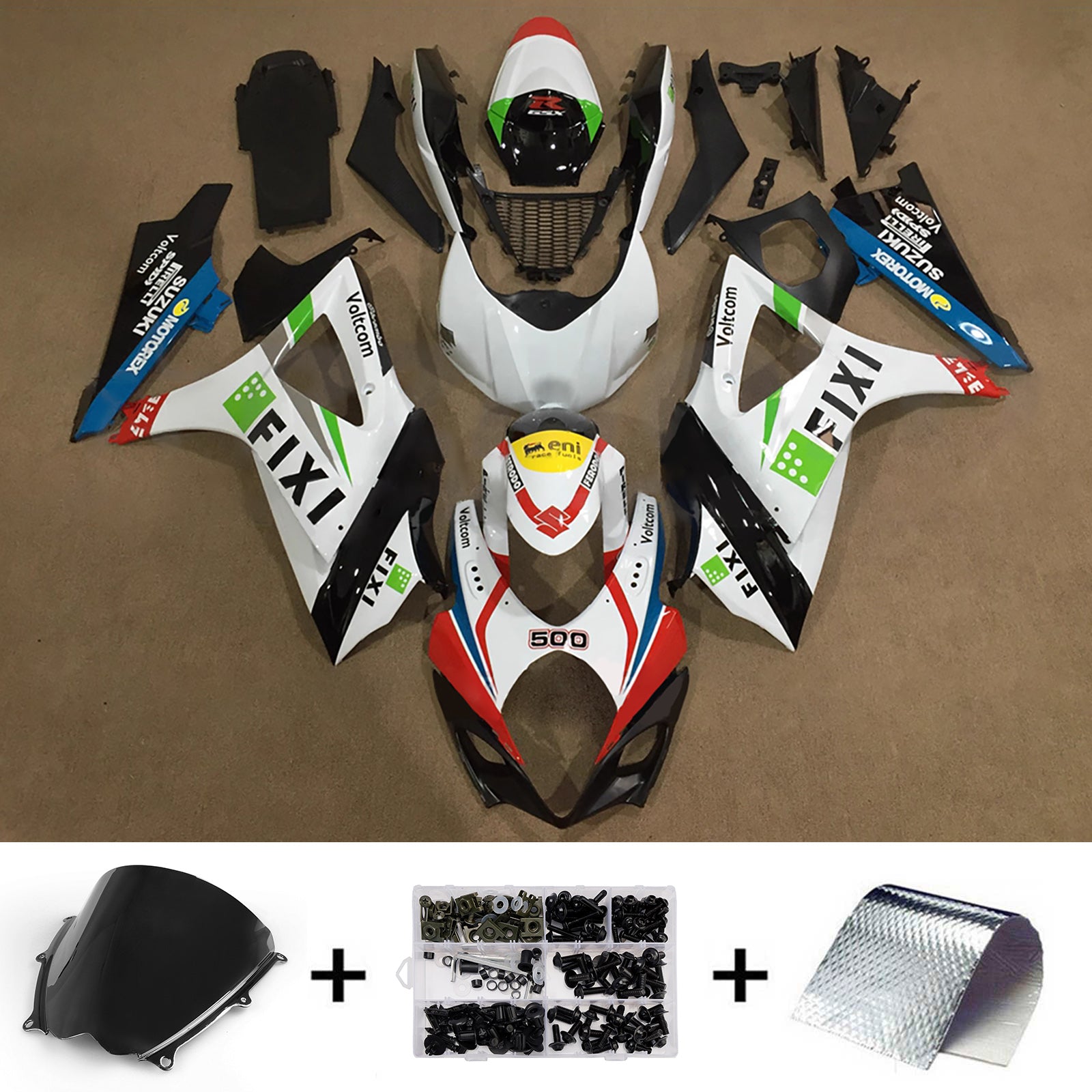 Injection Fairing Kit Bodywork Plastic ABS For Suzuki GSXR1000 2007-2008 K7