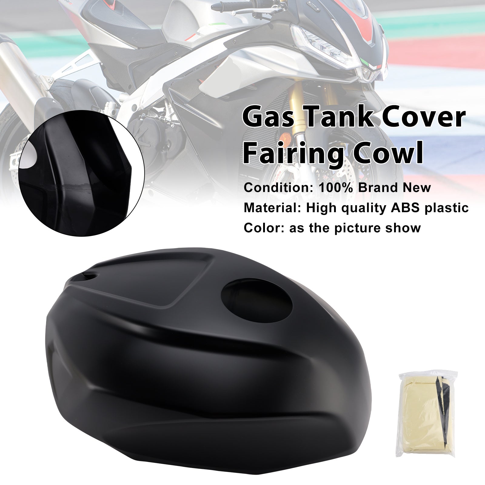 Capot de carénage de garniture de couvercle de réservoir d'essence Aprilia RSV4 2021-2024