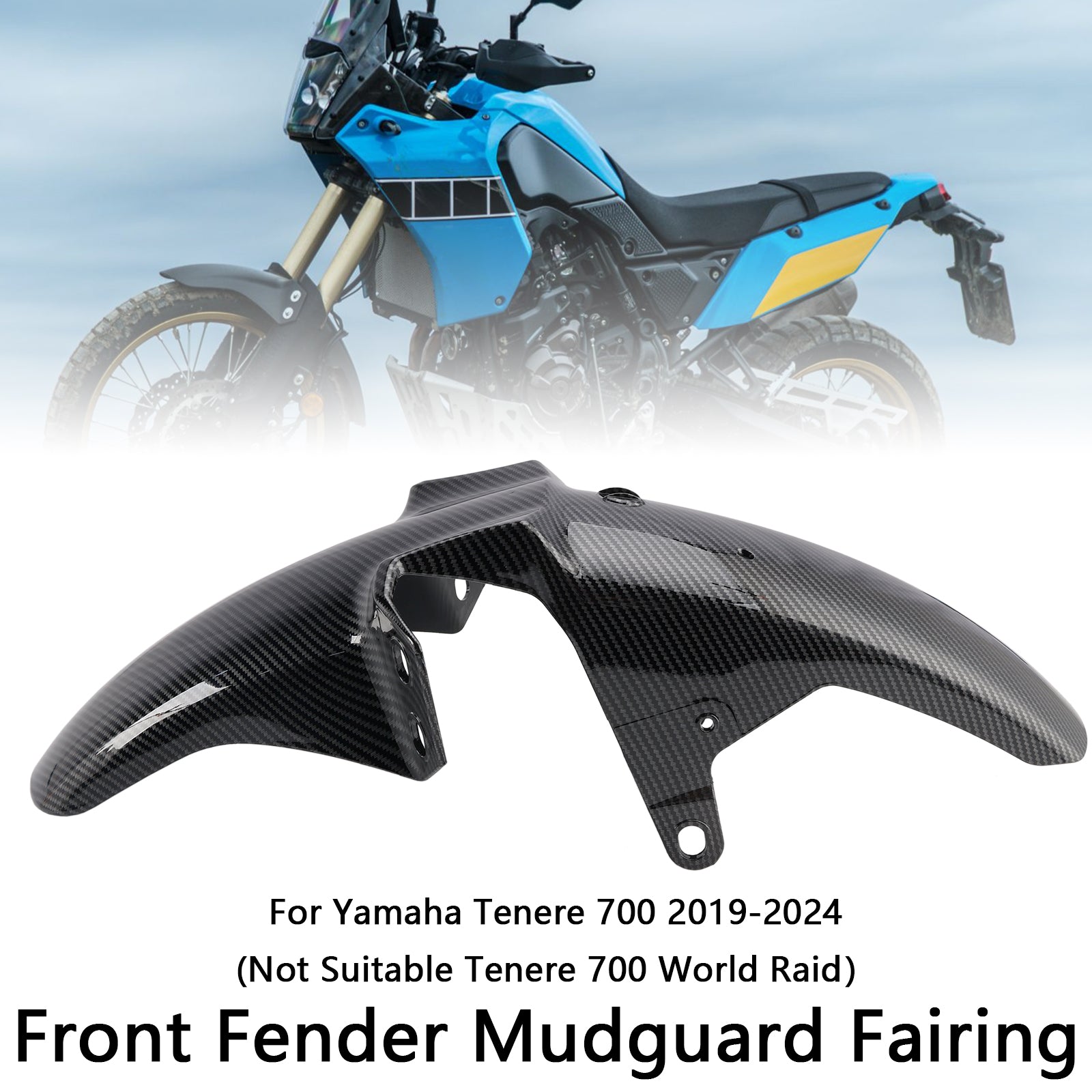 2019-2024 Yamaha Tenere 700 Fender Fender Mudguard Fairing
