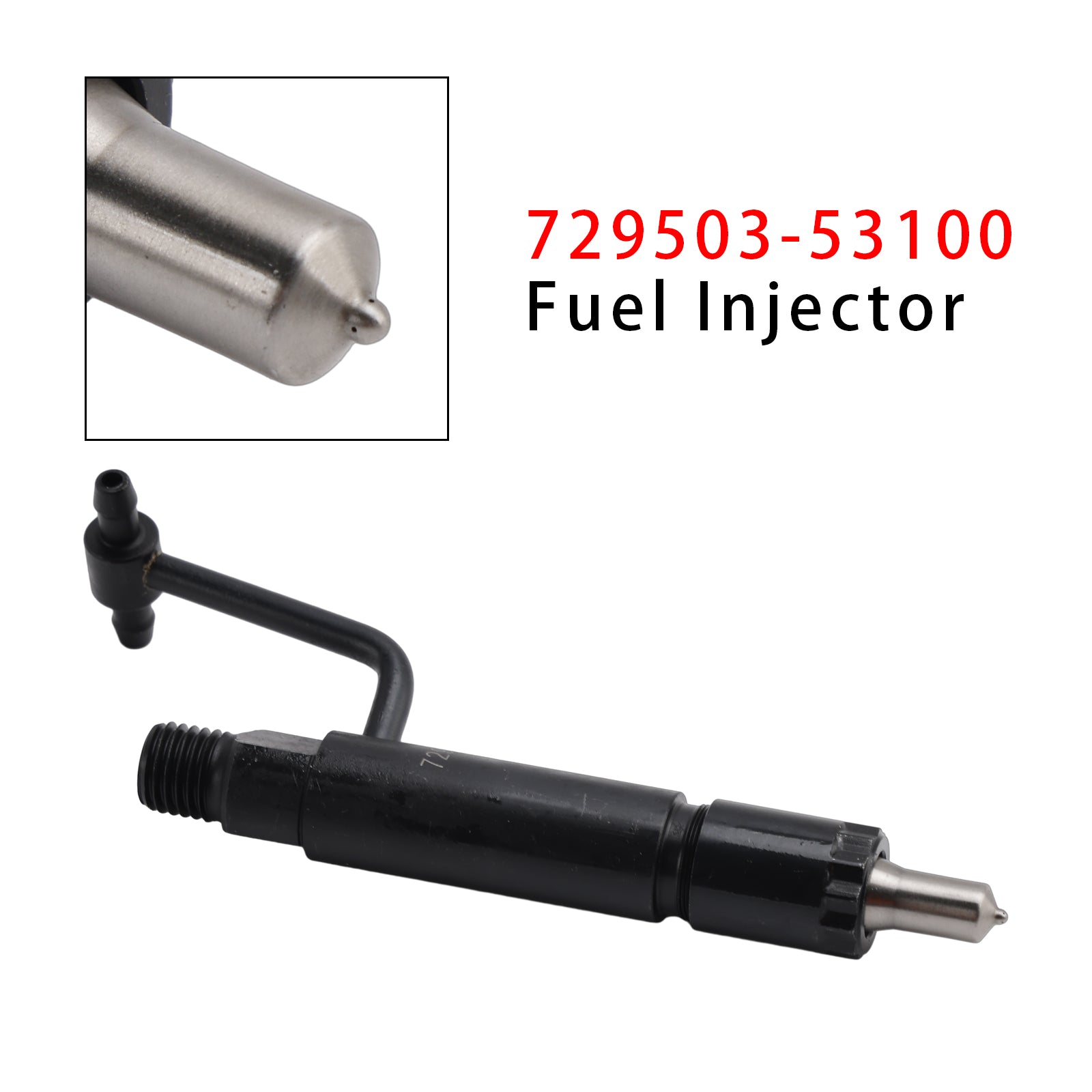 1Pcs Fuel Injector For Yanmar 3TNE84 3TNE88 4TNE84 John Deere 729503-53100