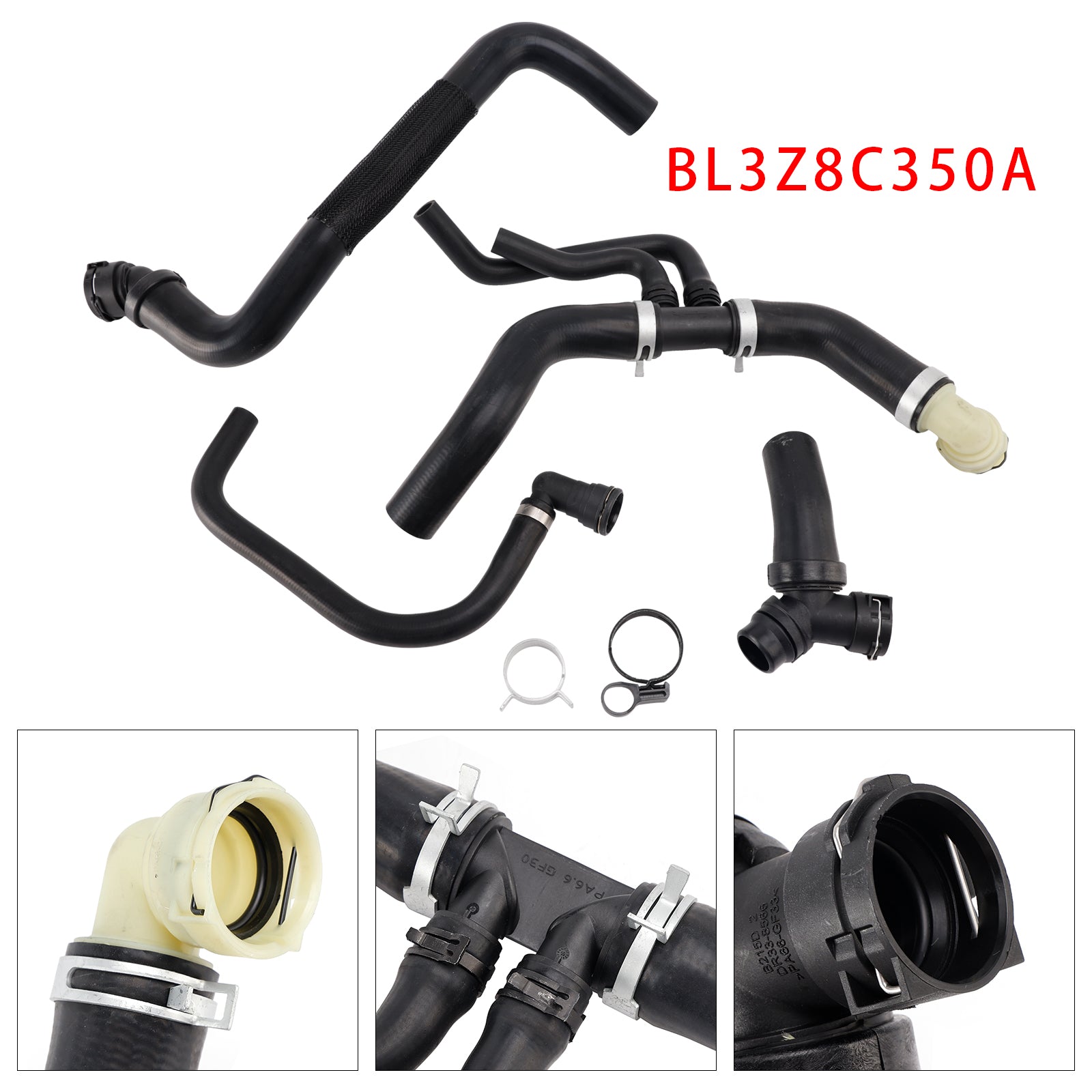 Radiator Coolant Hoses Sets BL3Z8C350A For Ford F-150 5.0L 2011-2014