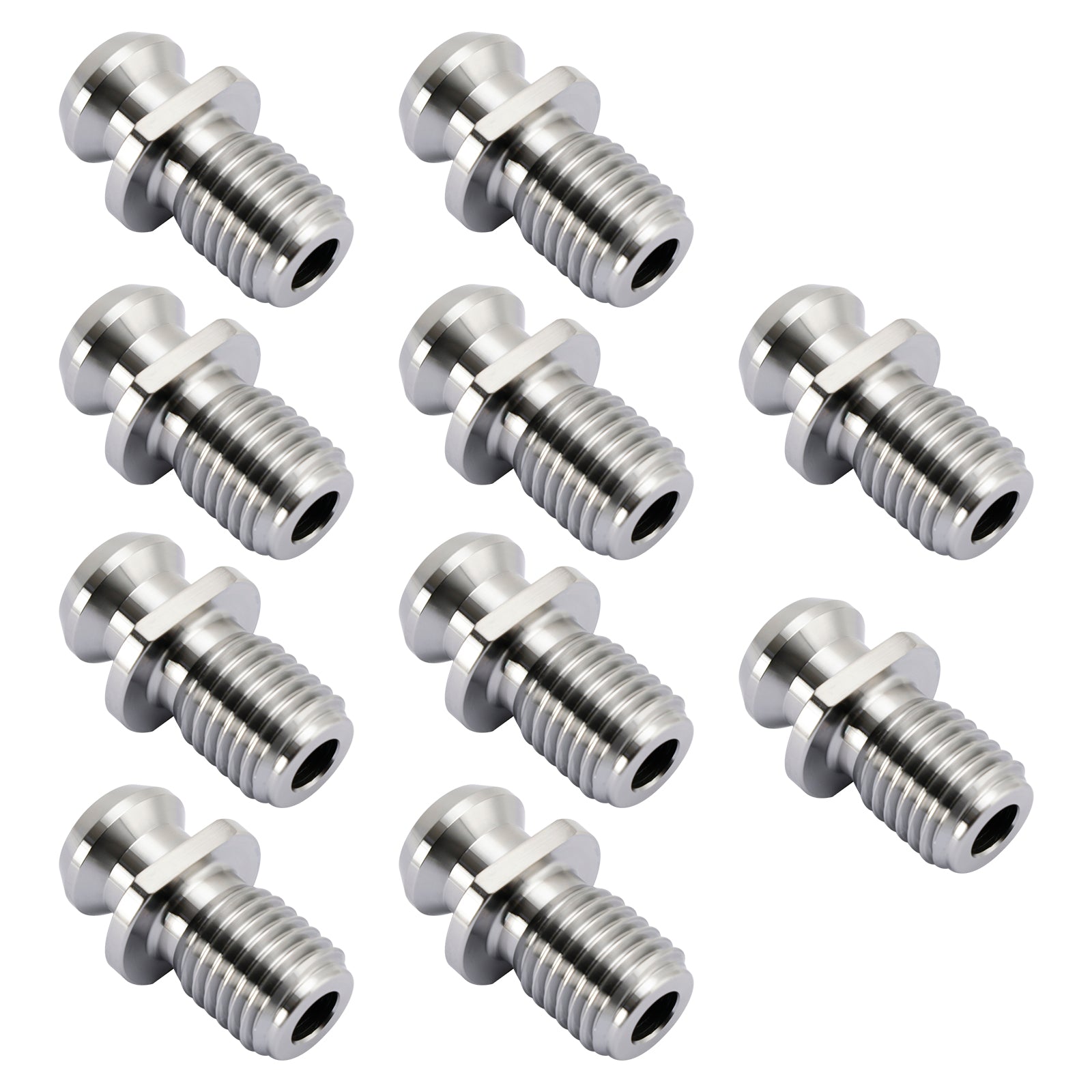 10 Pcs CAT50 45° 1.140" Pull Stud Retention Knob Fits For Mazak CNC