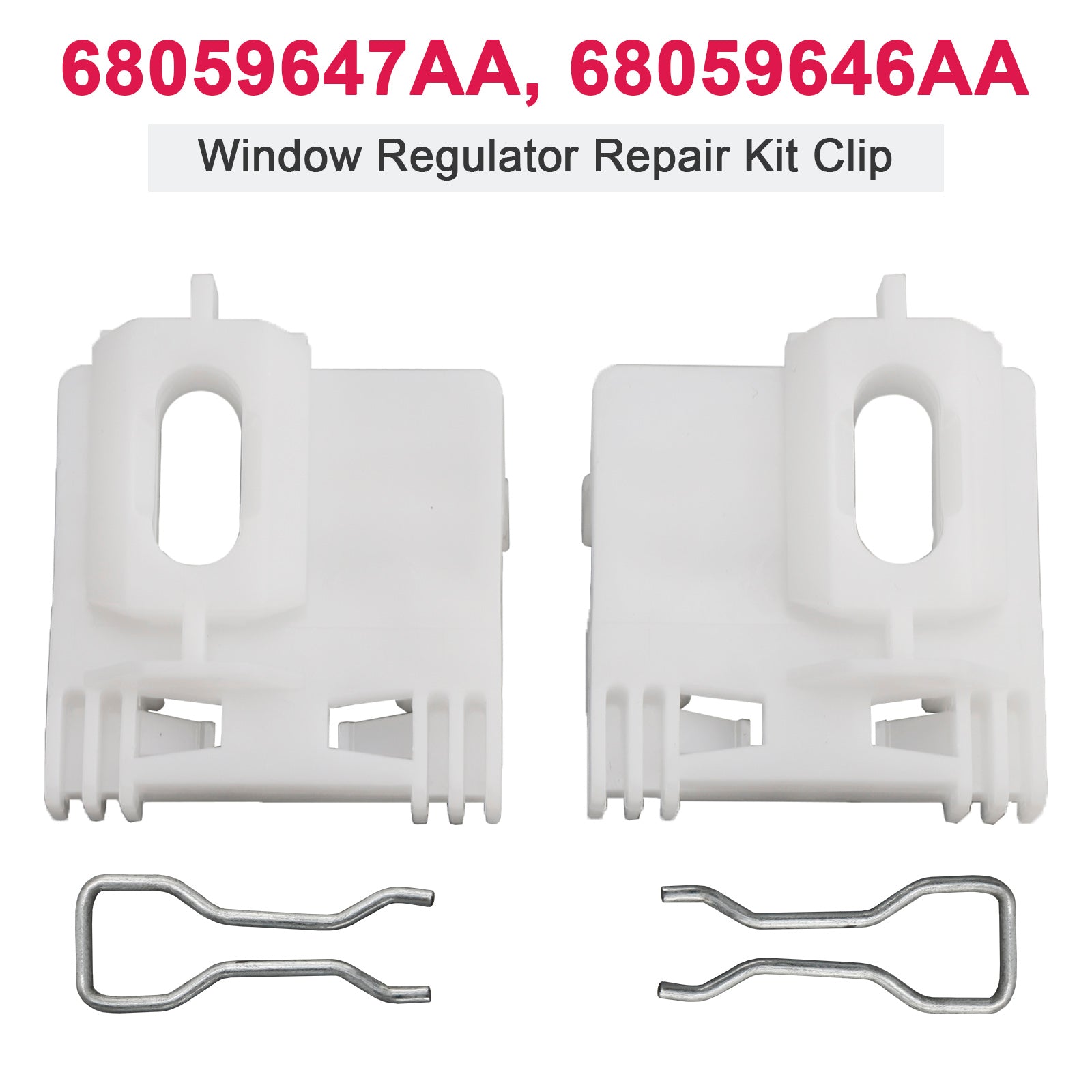 Window Regulator Repair Kit Clip Rear Left and Right for Jeep Liberty 2002-2006